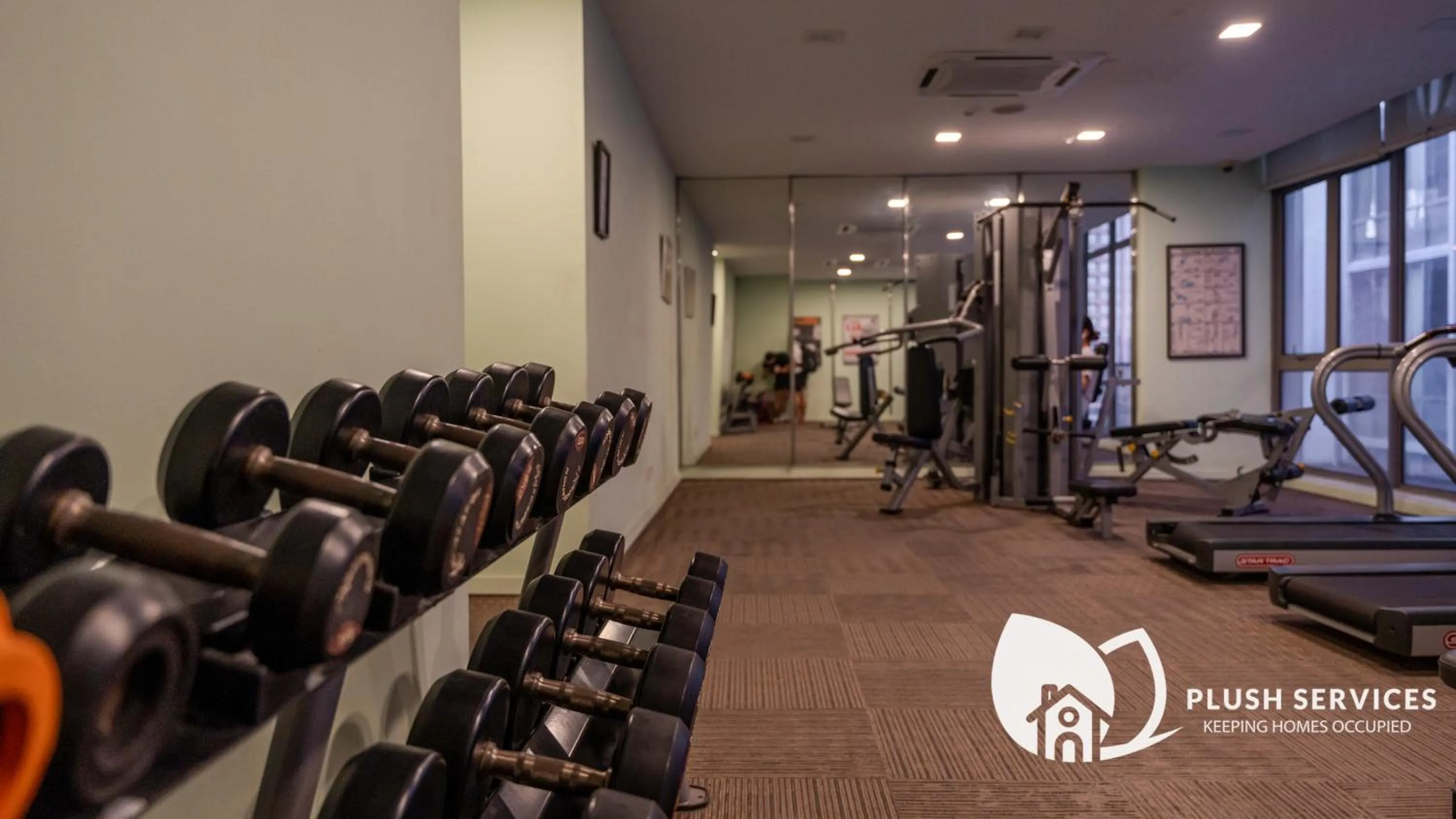Fitness centre/facilities in Fairlane Residences by Plush