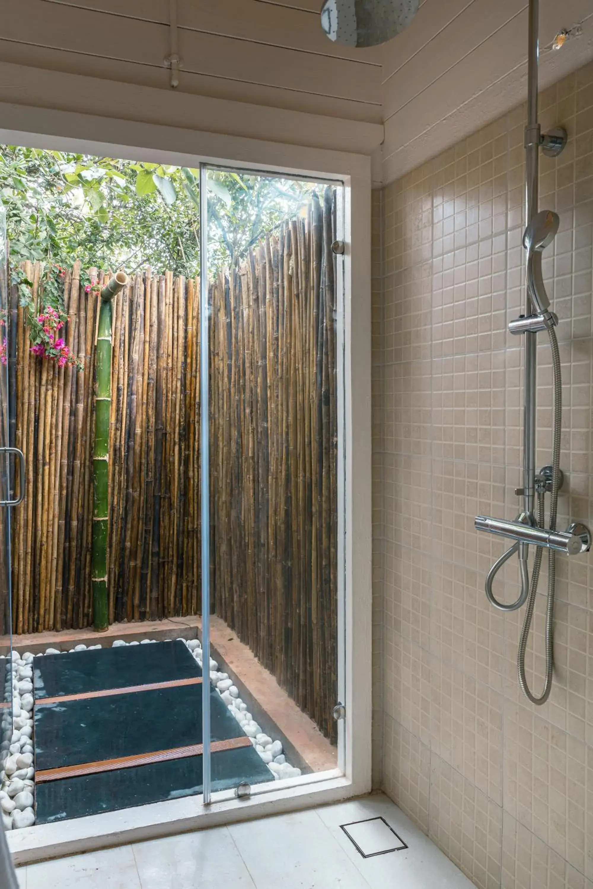 Bathroom in LaRiSa Resort & Spa, Ashwem Bathroom in LaRiSa Resort & Spa, Ashwem