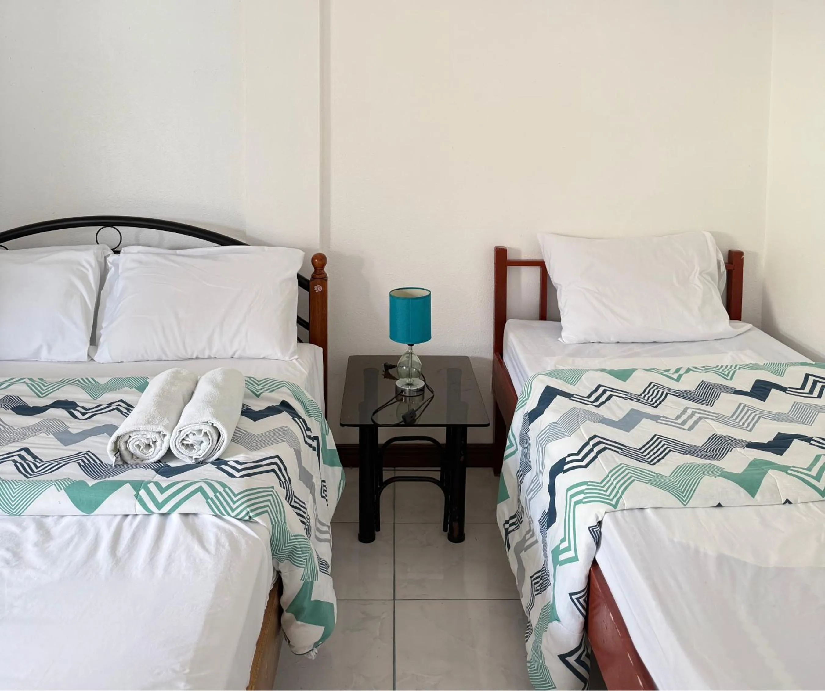 Bed in Lalaguna Beach Club & Dive Centre