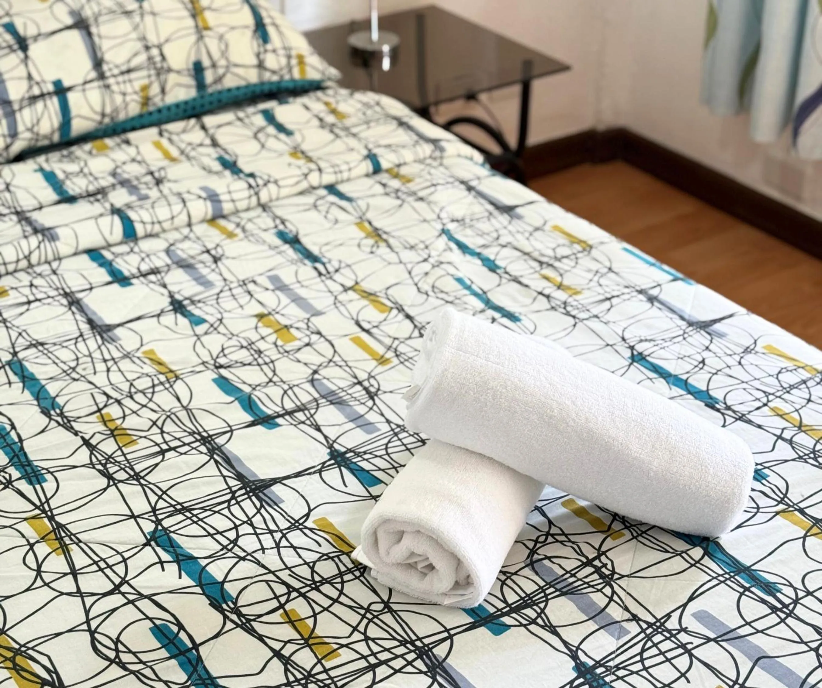 Bed in Lalaguna Beach Club & Dive Centre