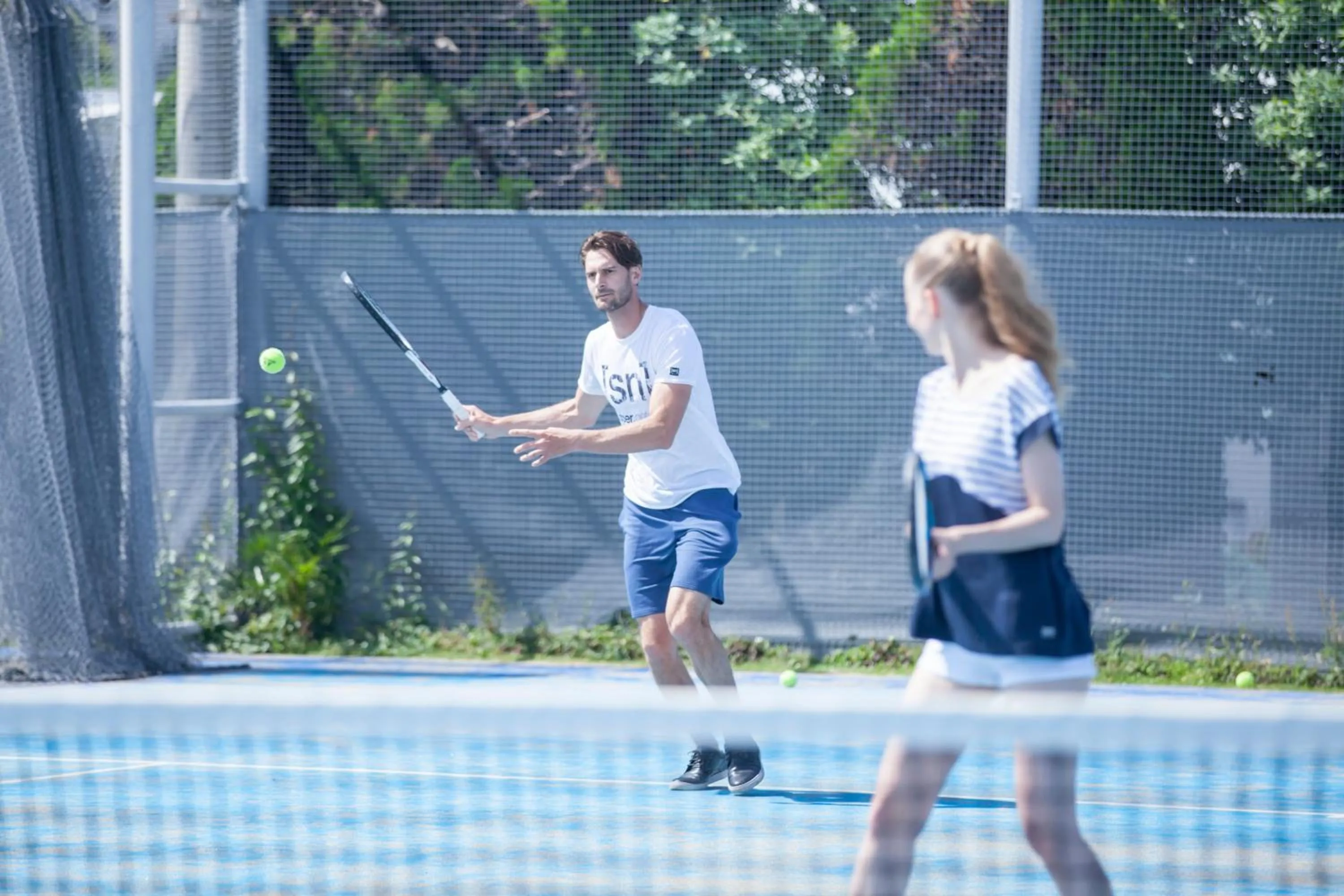 Tennis court in MALIBU HOTEL