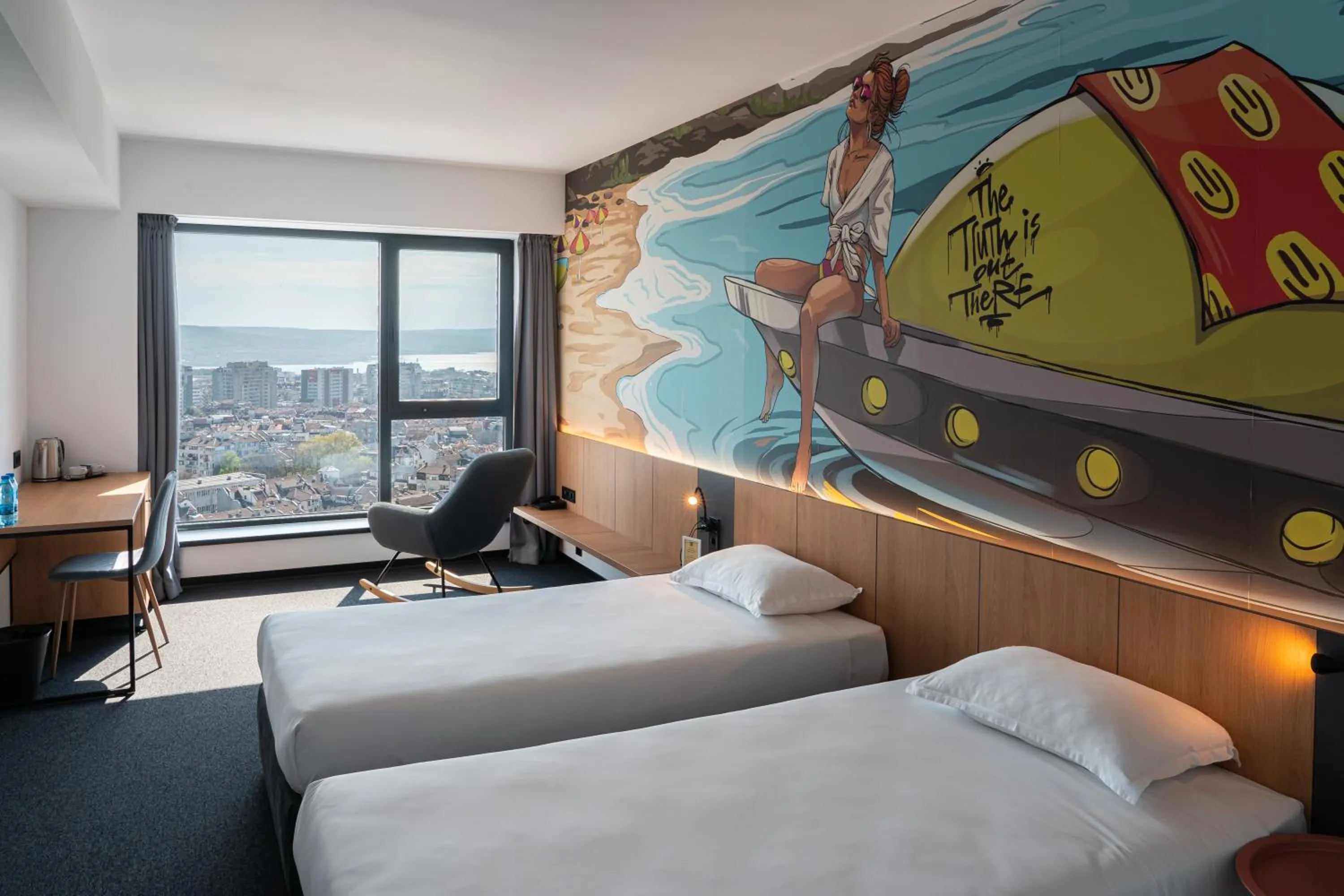 Bed in Hotel Campus 90 - Free Parking