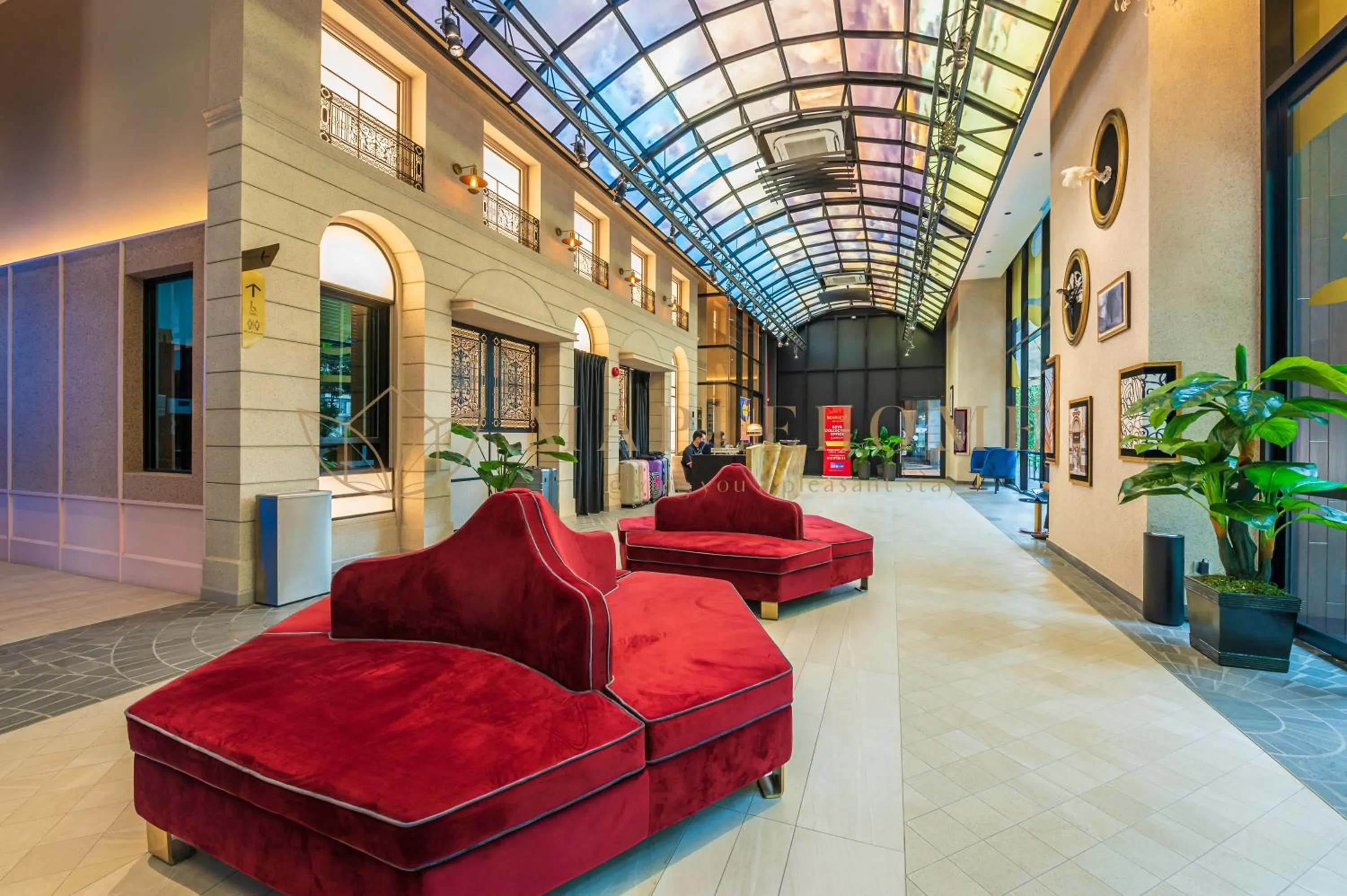 Lobby or reception in Scarletz Premier Suites Kuala Lumpur