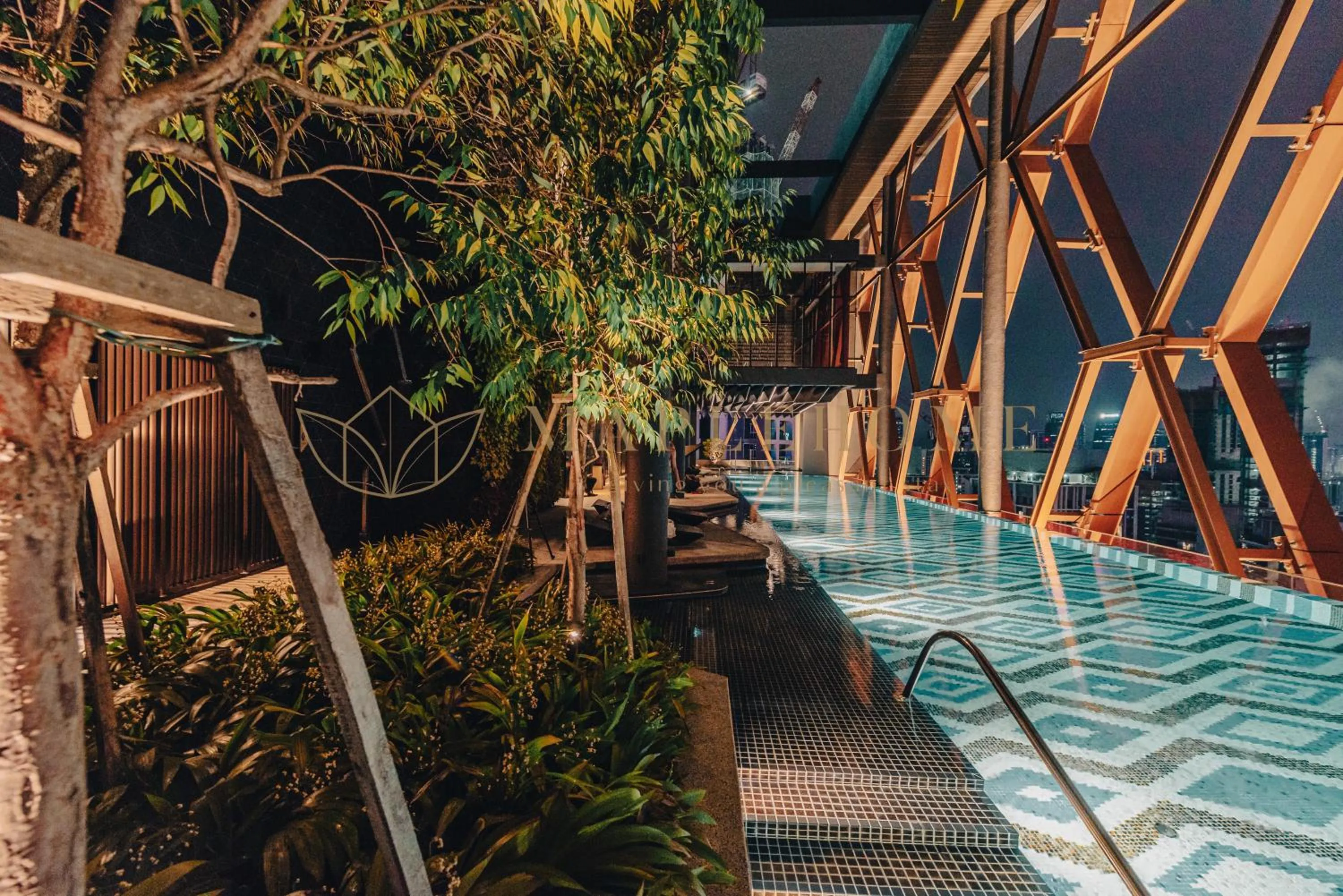 Swimming pool in Scarletz Premier Suites Kuala Lumpur