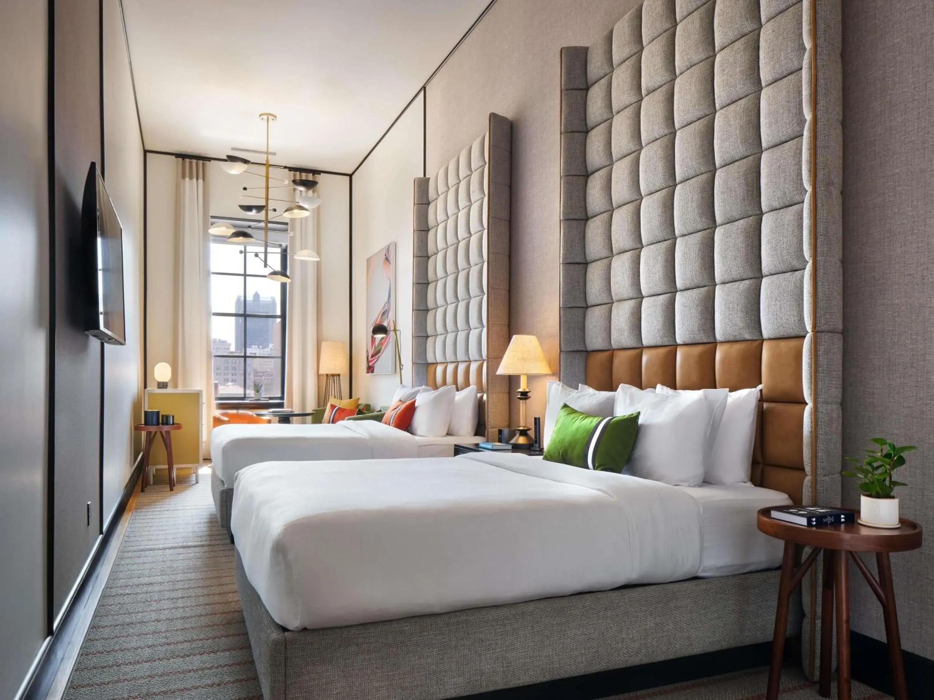 Bedroom, Bed in 21c Museum Hotel St Louis Bedroom, Bed in 21c Museum Hotel St Louis