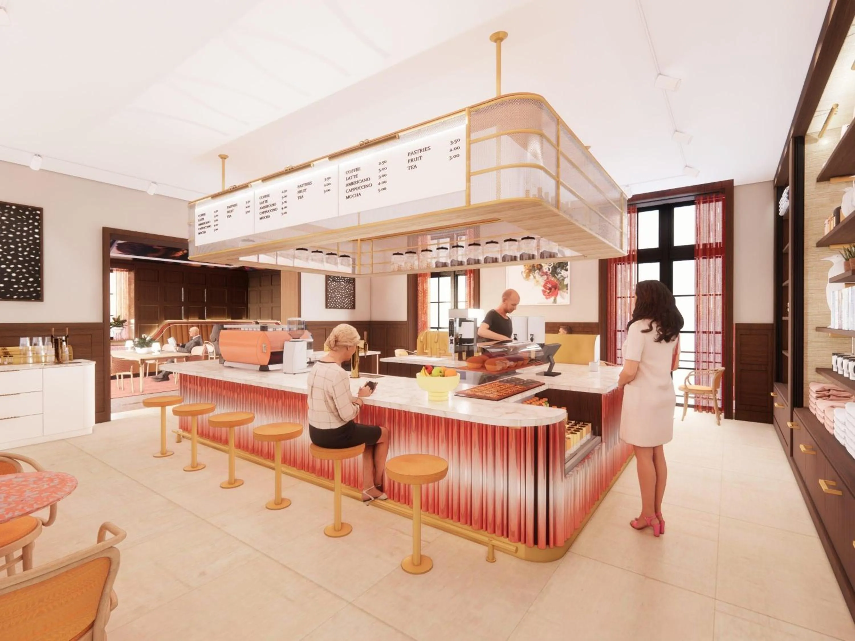 Breakfast in 21c Museum Hotel St Louis