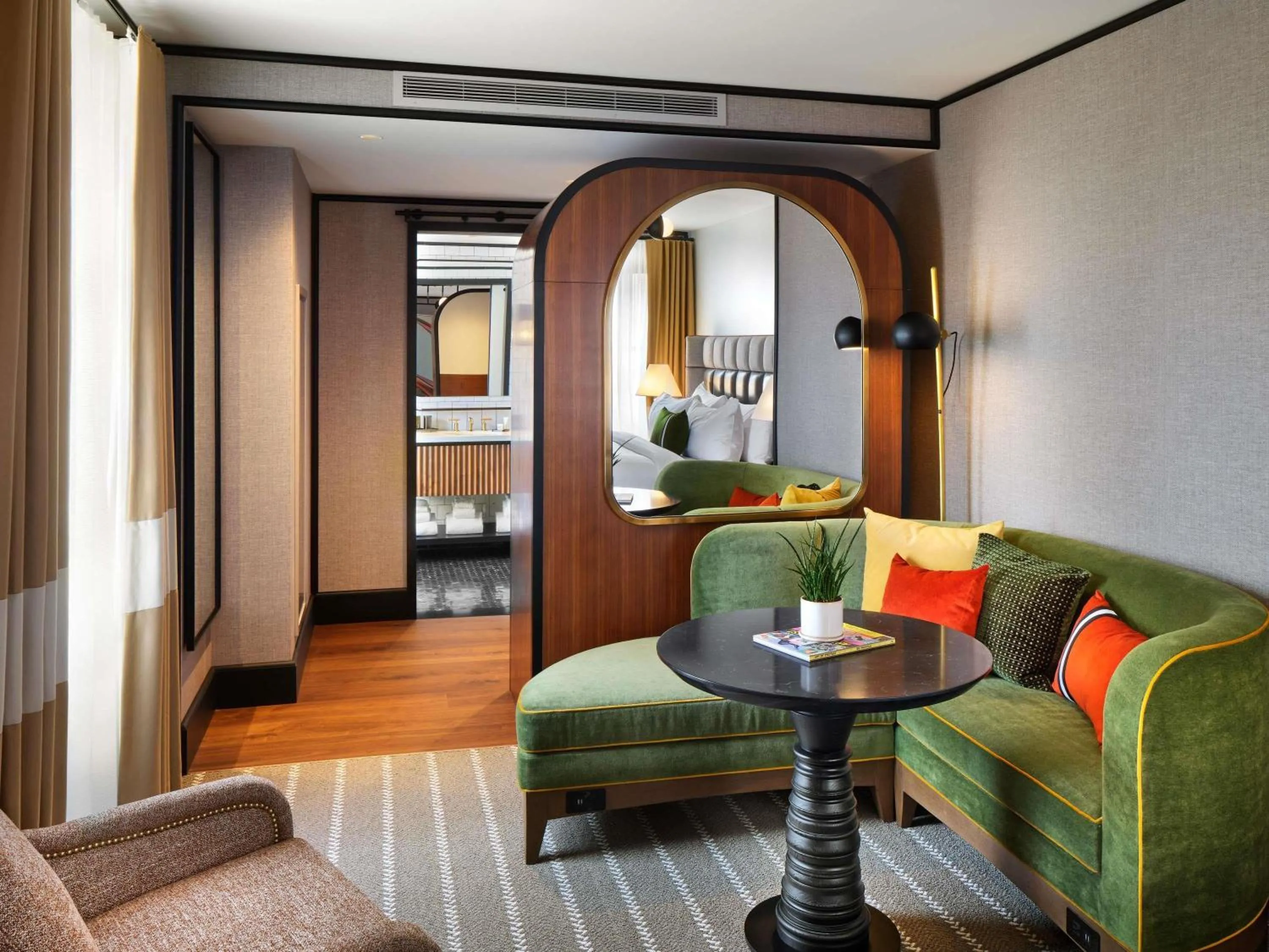 Bedroom in 21c Museum Hotel St Louis