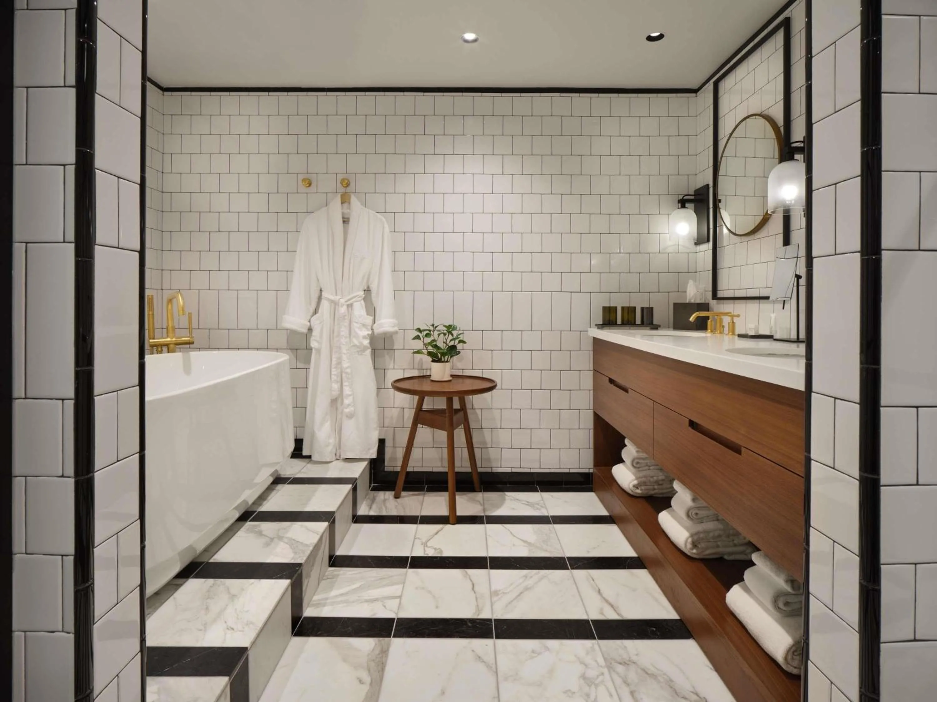 Bedroom in 21c Museum Hotel St Louis