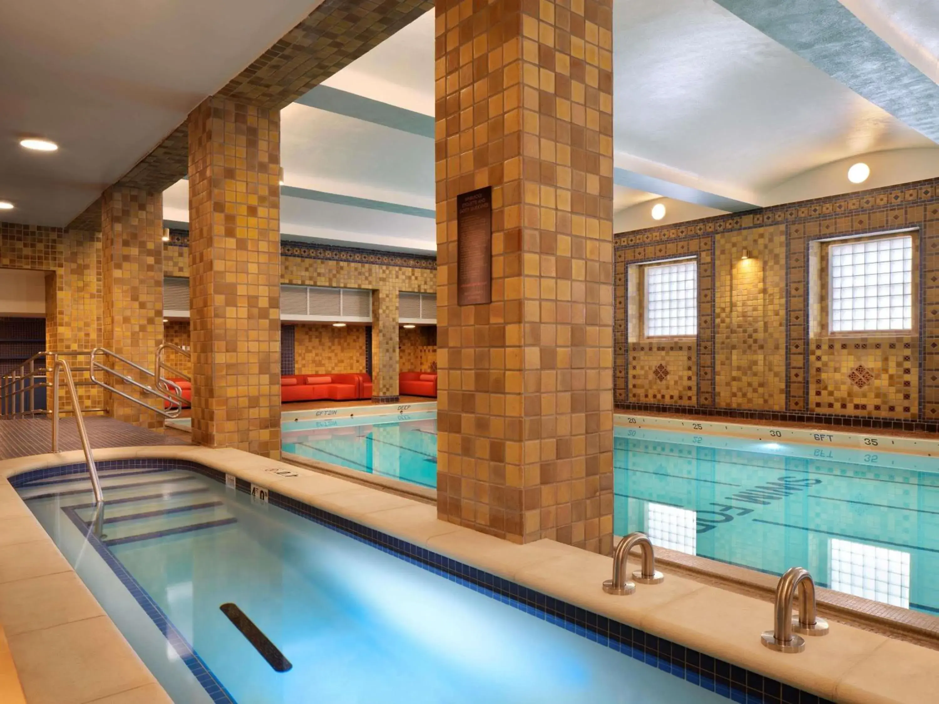 Pool view in 21c Museum Hotel St Louis Pool view in 21c Museum Hotel St Louis