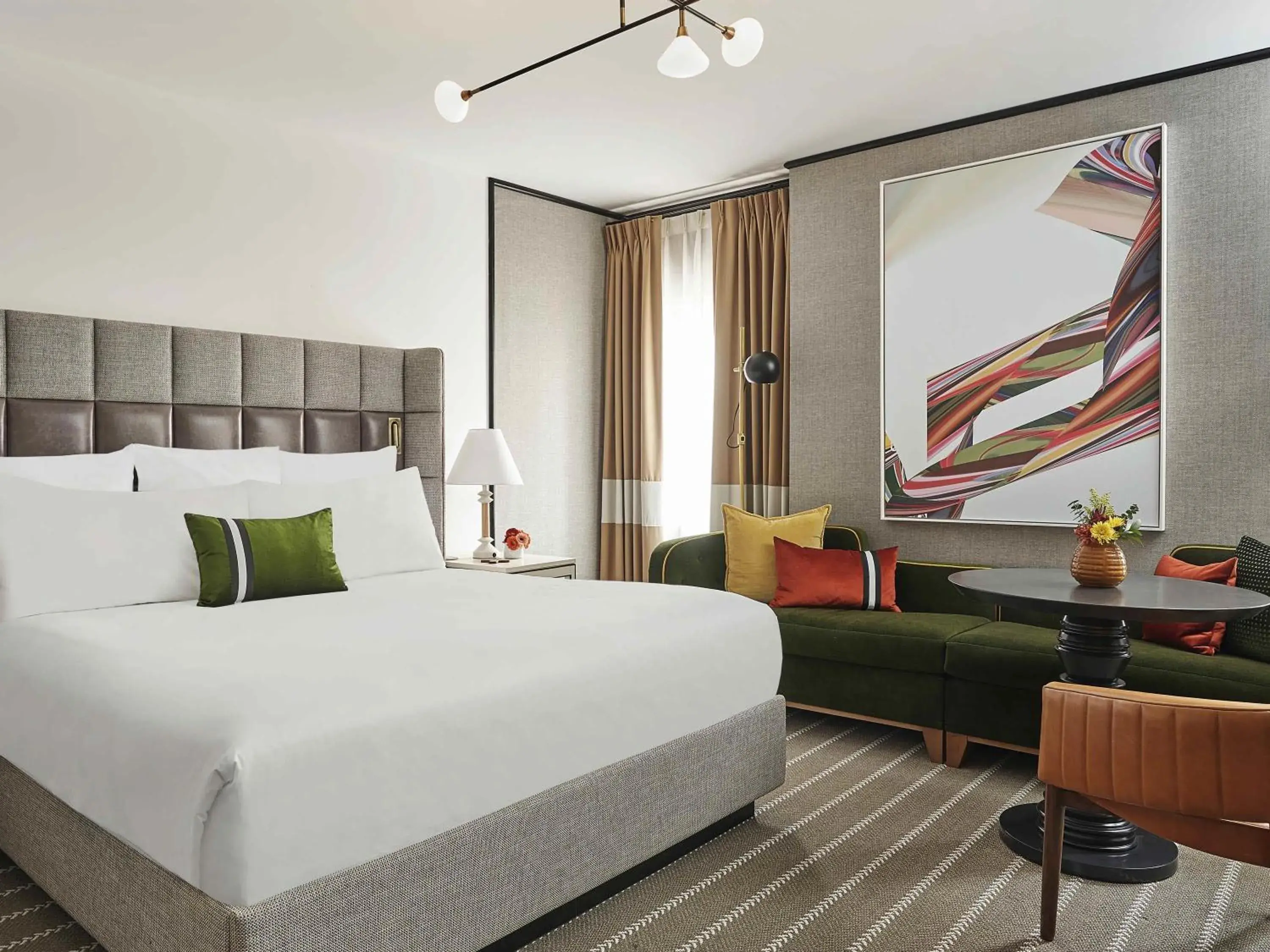 Bedroom, Bed in 21c Museum Hotel St Louis Bedroom, Bed in 21c Museum Hotel St Louis