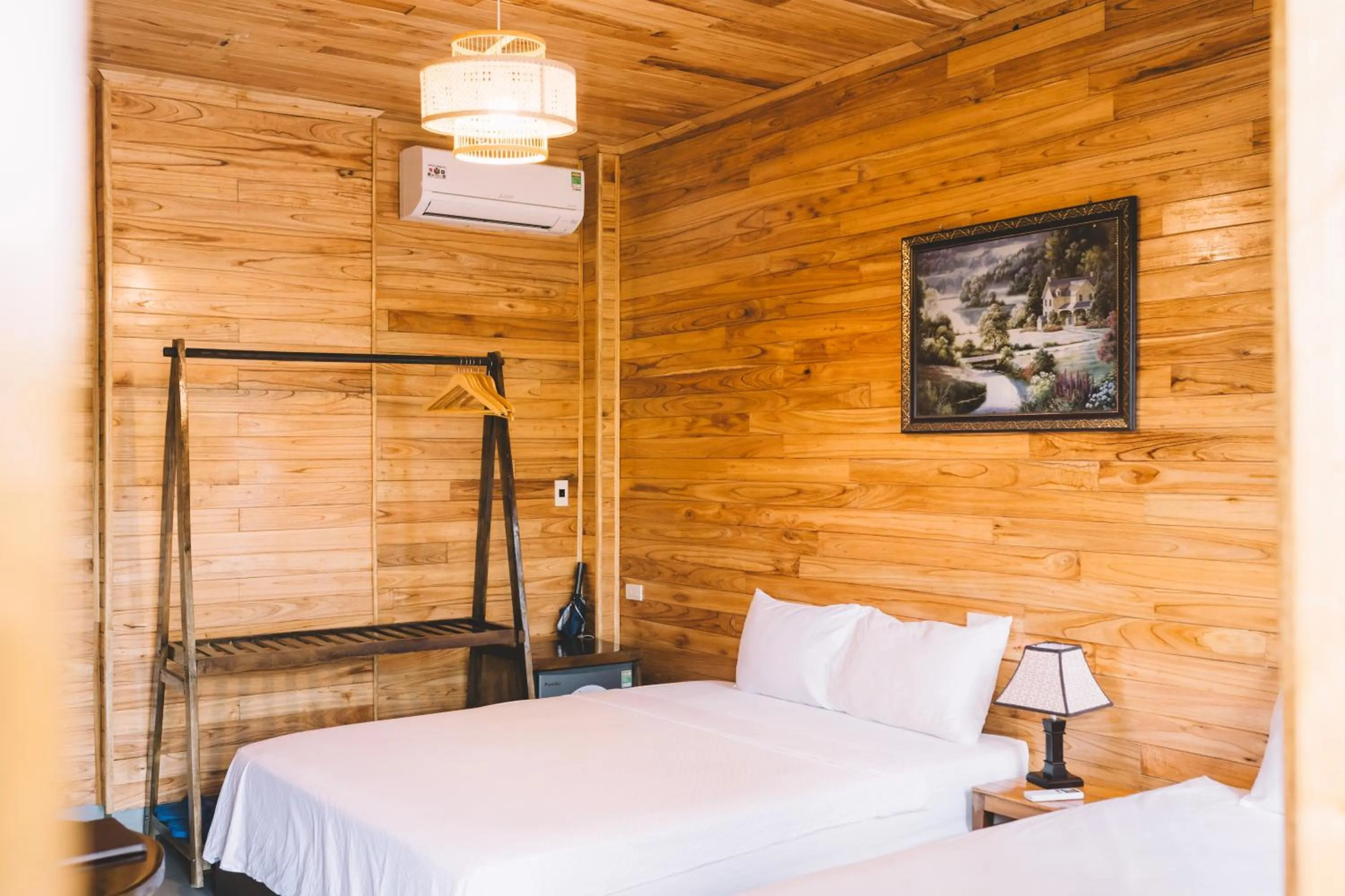 Bed in My Tam Coc Bungalow Ninh Bình