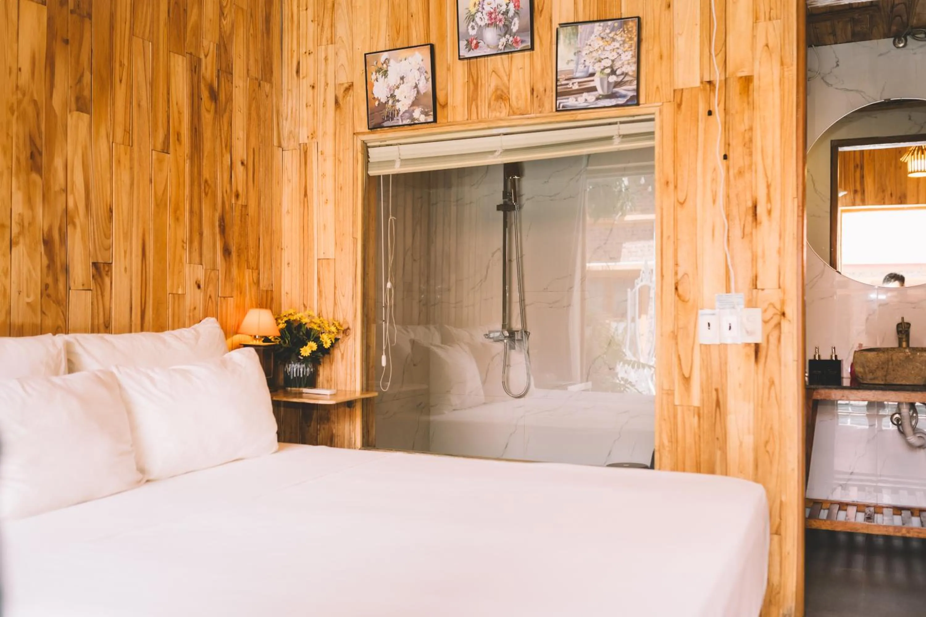 Bed in My Tam Coc Bungalow Ninh Bình