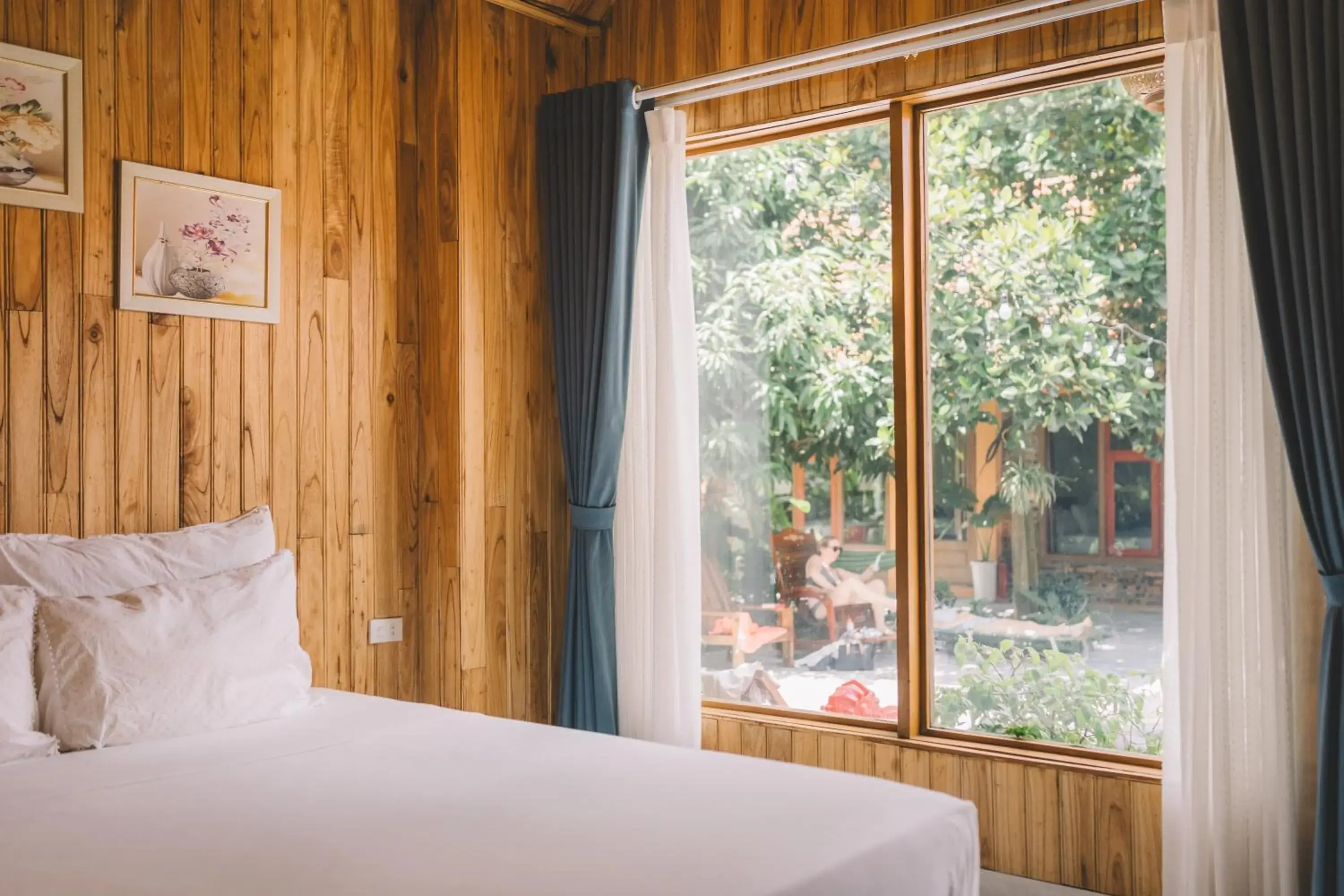 Standard Twin Room with Garden View in My Tam Coc Bungalow Ninh Bình Standard Twin Room with Garden View in My Tam Coc Bungalow Ninh Bình