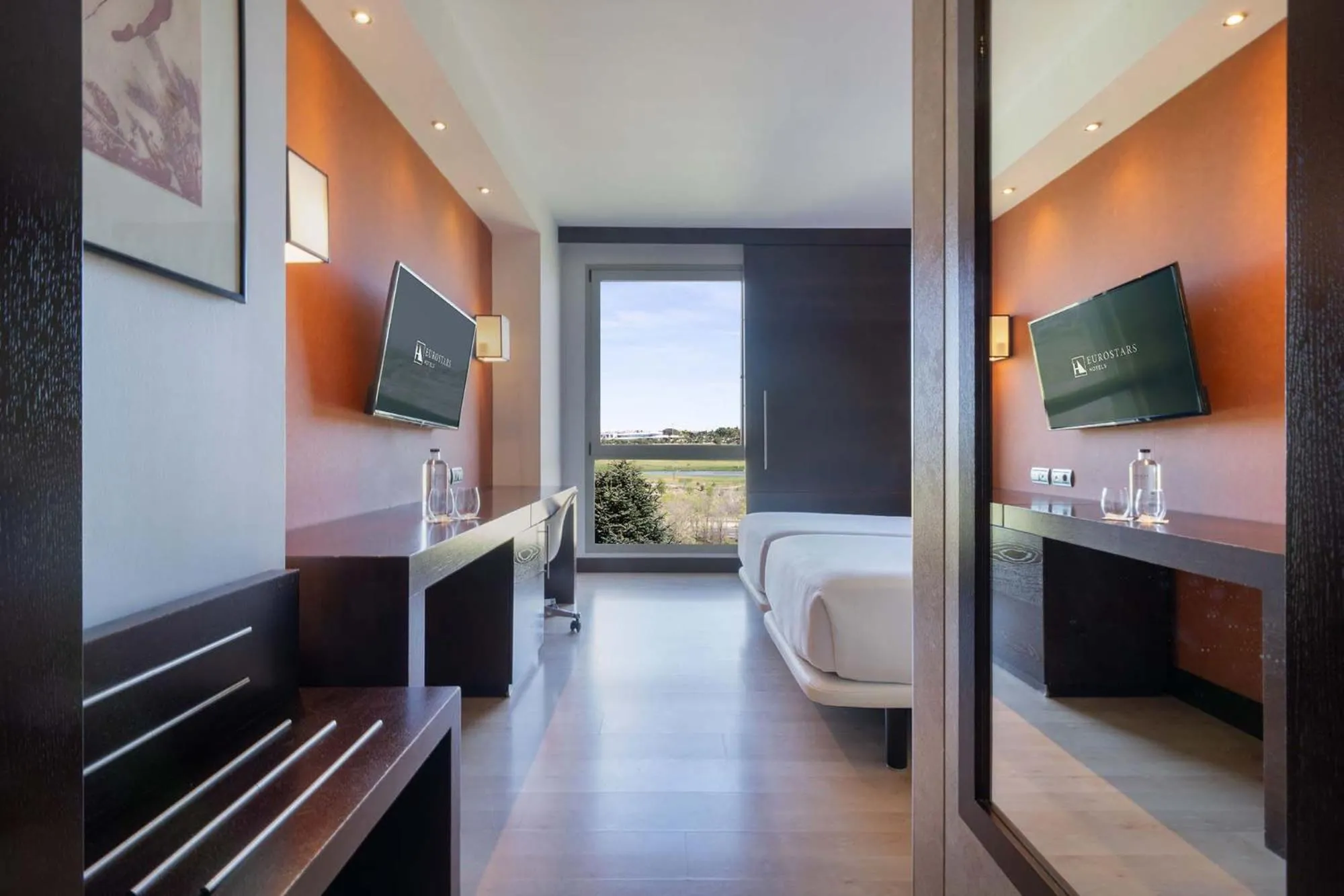 Bed in Eurostars i-hotel Madrid