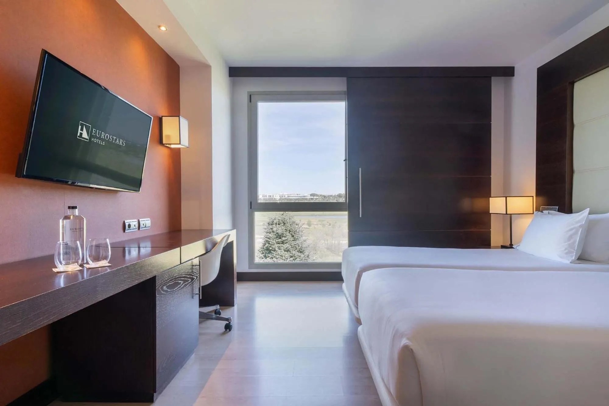 Bed in Eurostars i-hotel Madrid