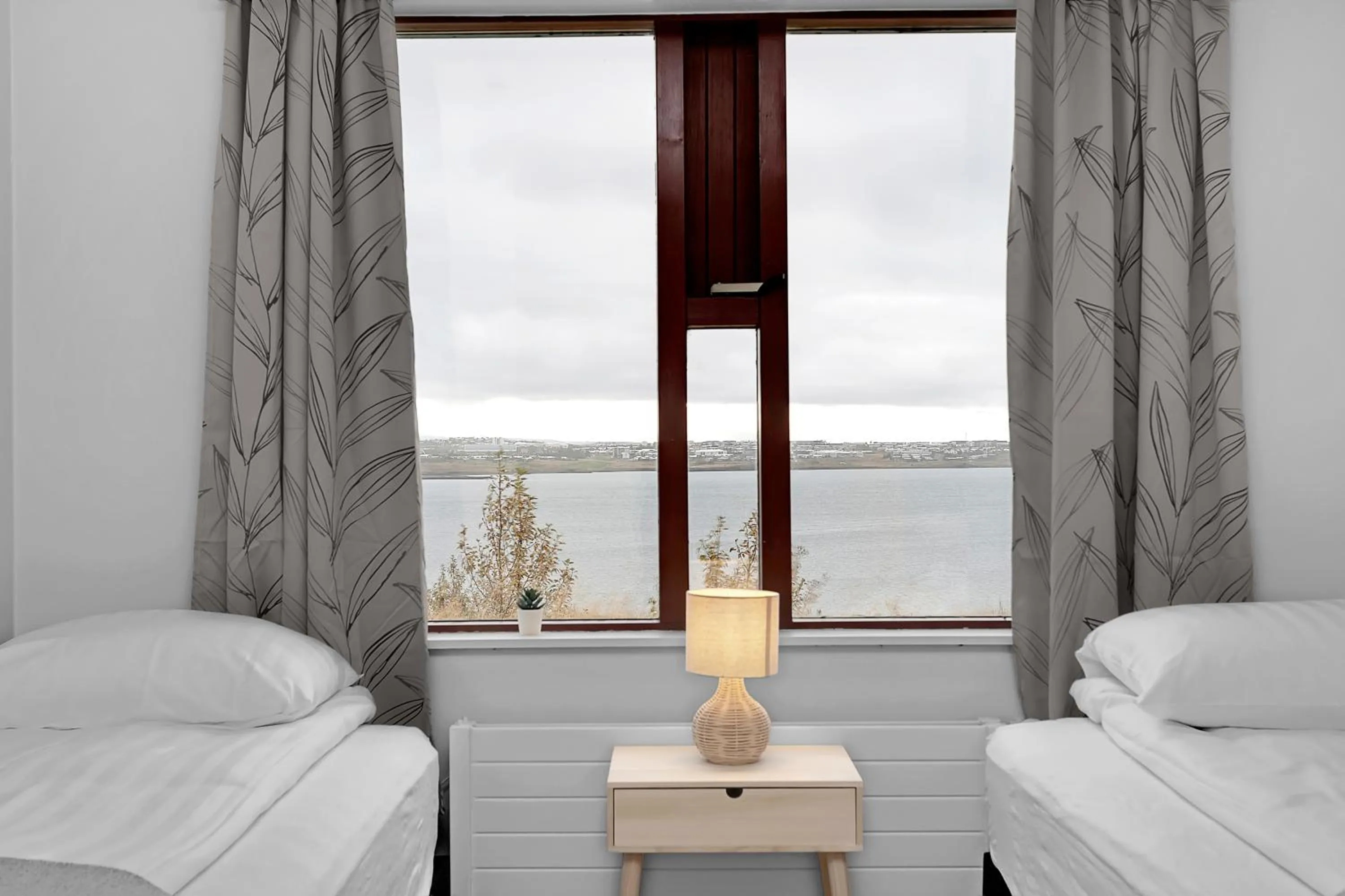 Bed in Víðines Guesthouse