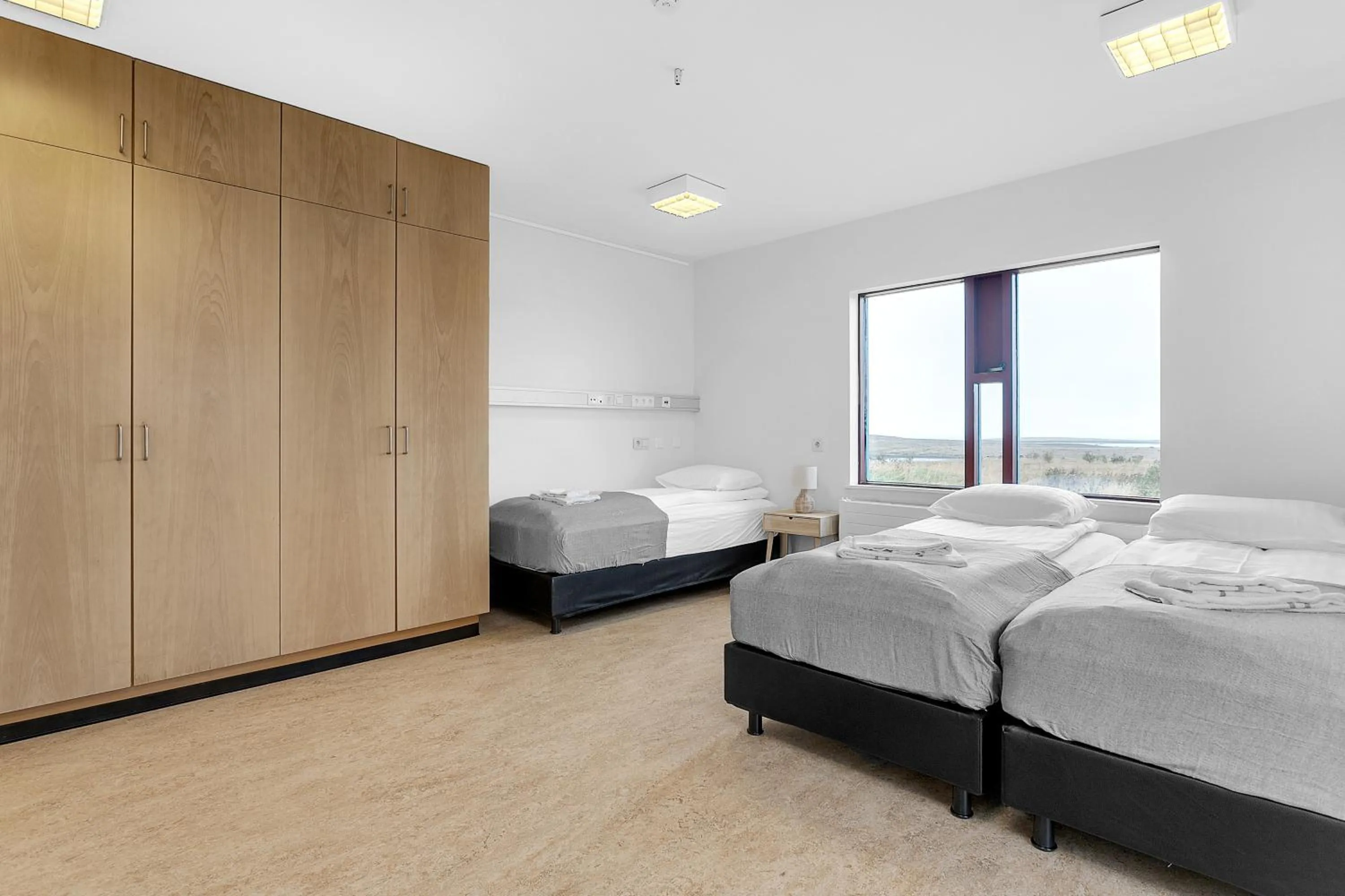 Bed in Víðines Guesthouse