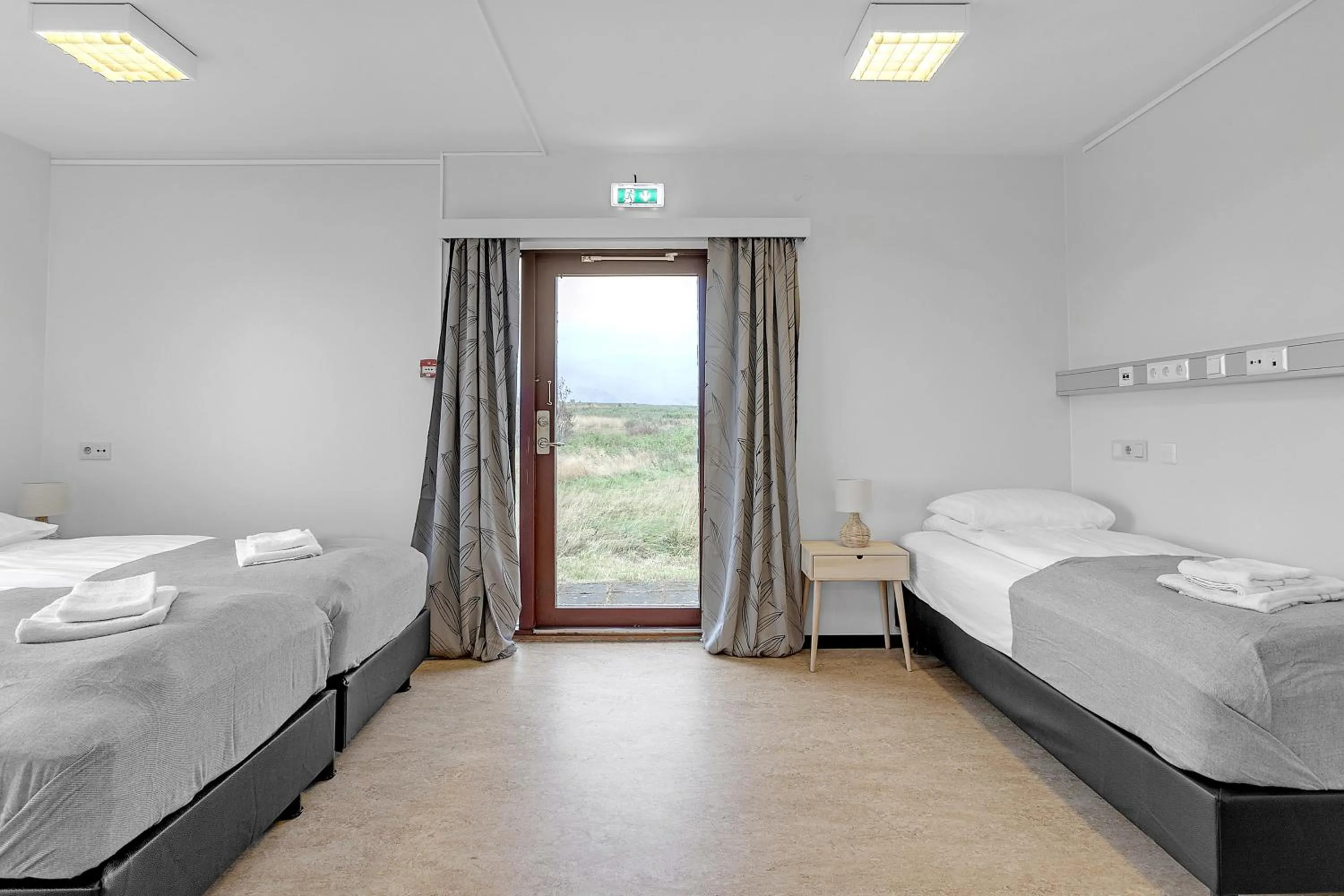 Bed in Víðines Guesthouse