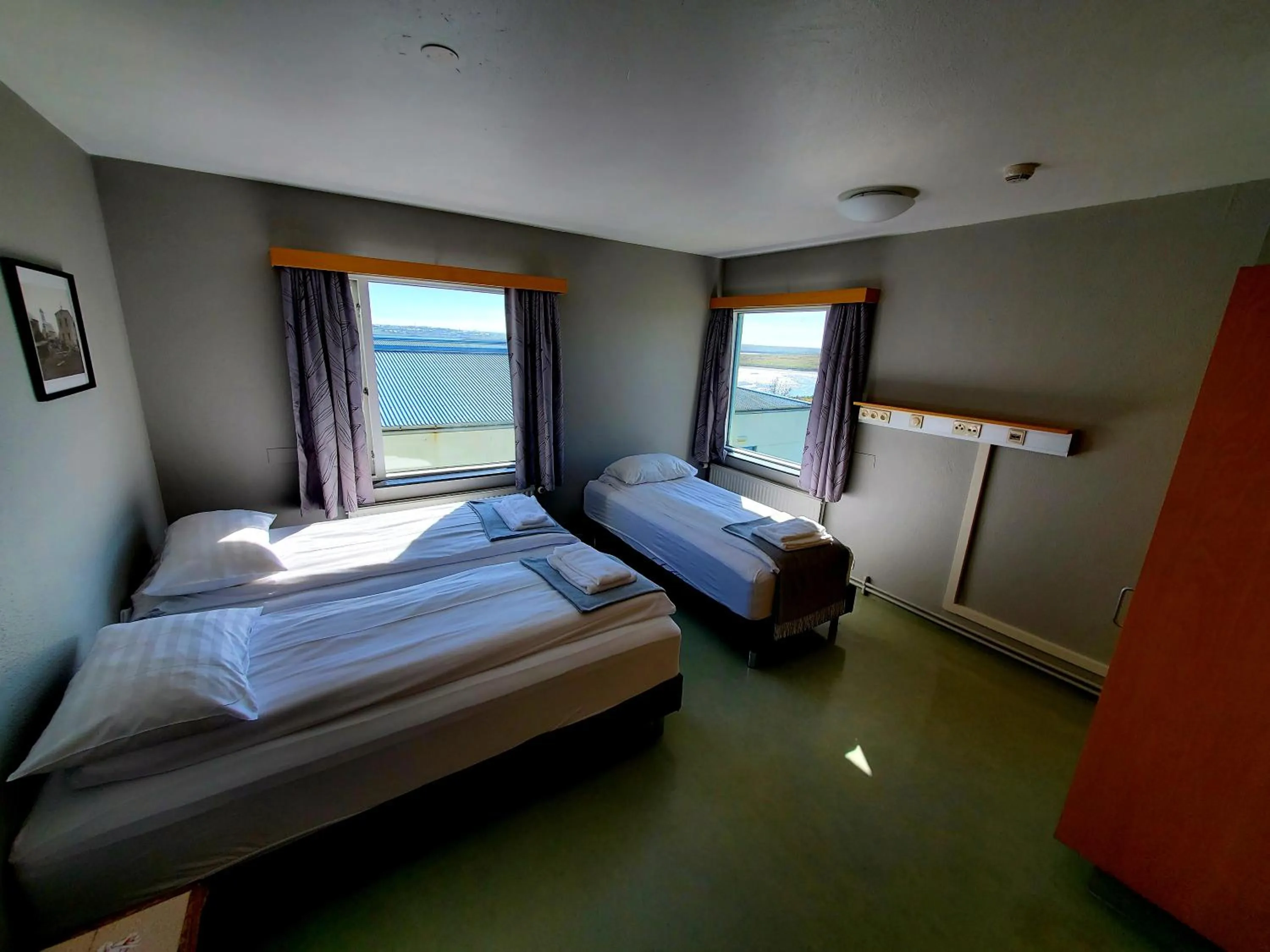 Bed in Víðines Guesthouse