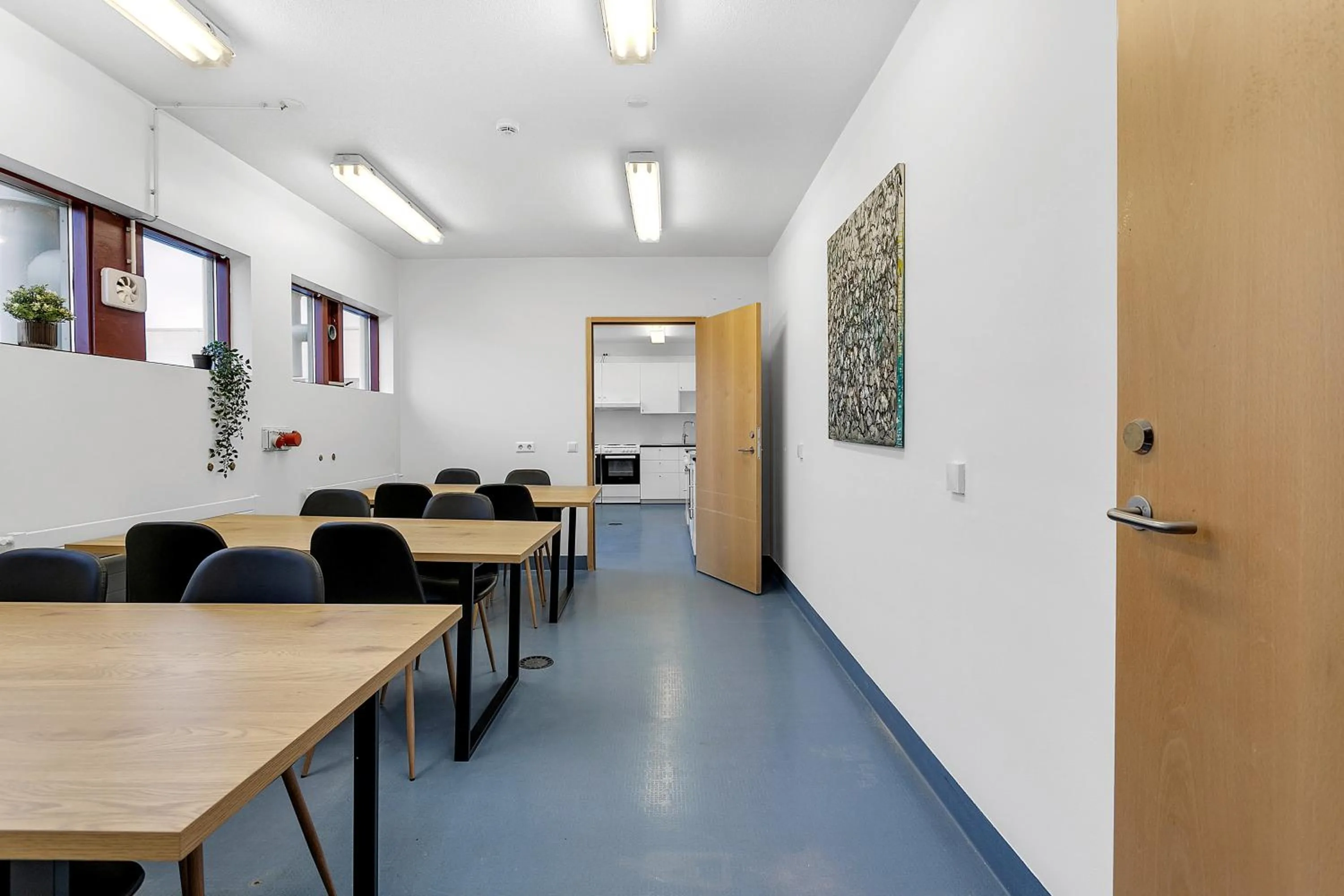 Seating area in Víðines Guesthouse