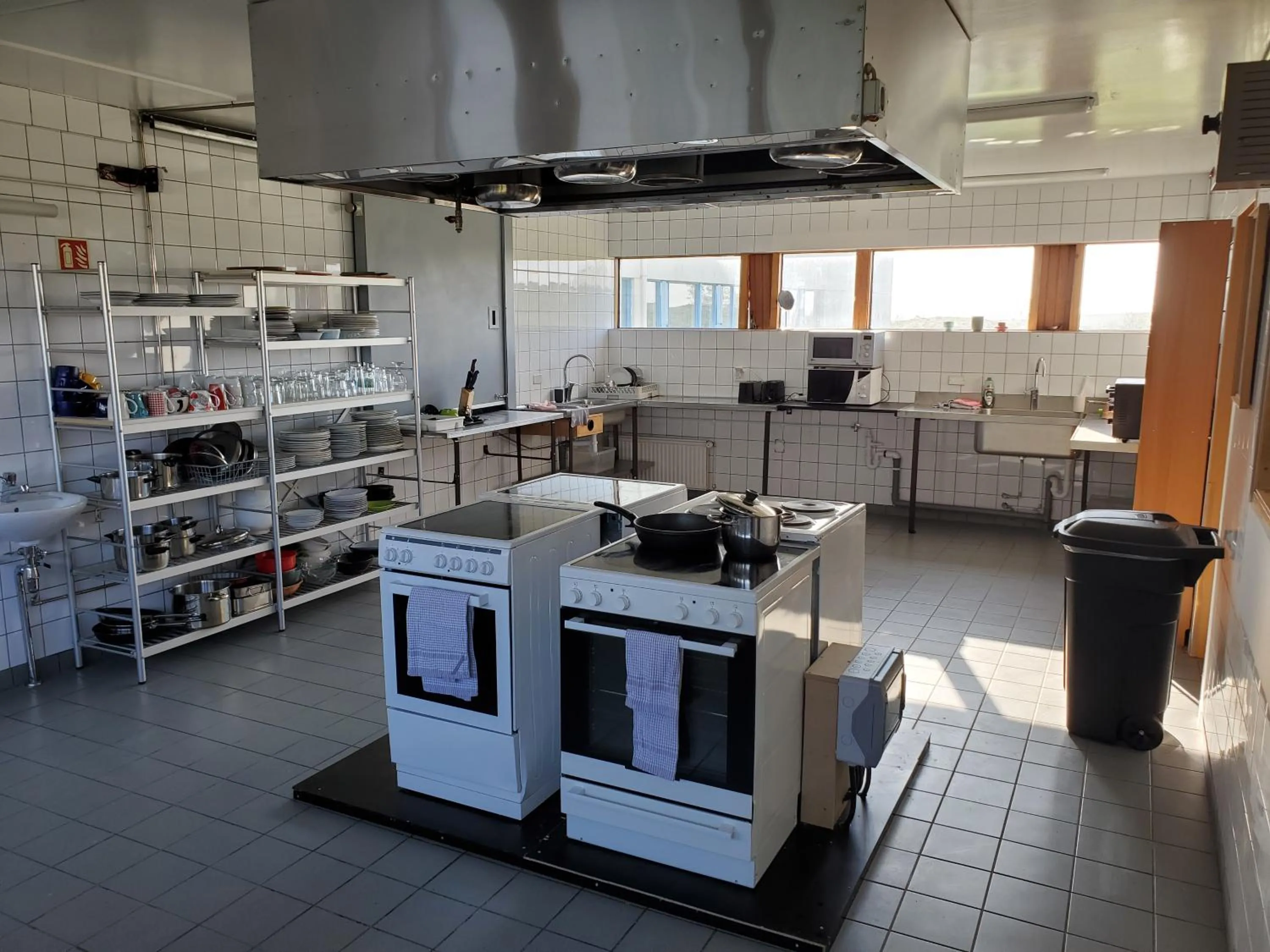 Kitchen or kitchenette in Víðines Guesthouse
