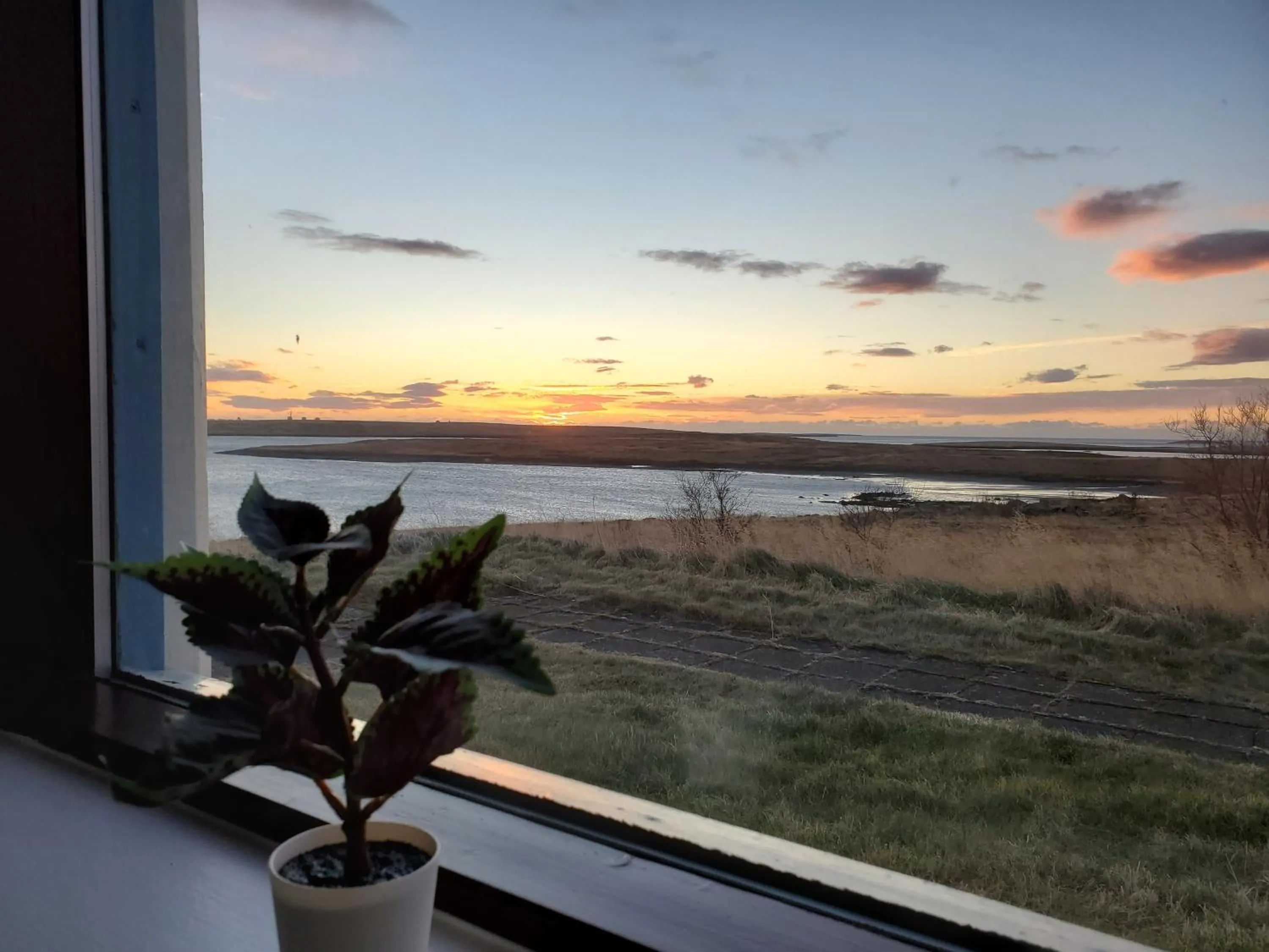 Natural landscape in Víðines Guesthouse