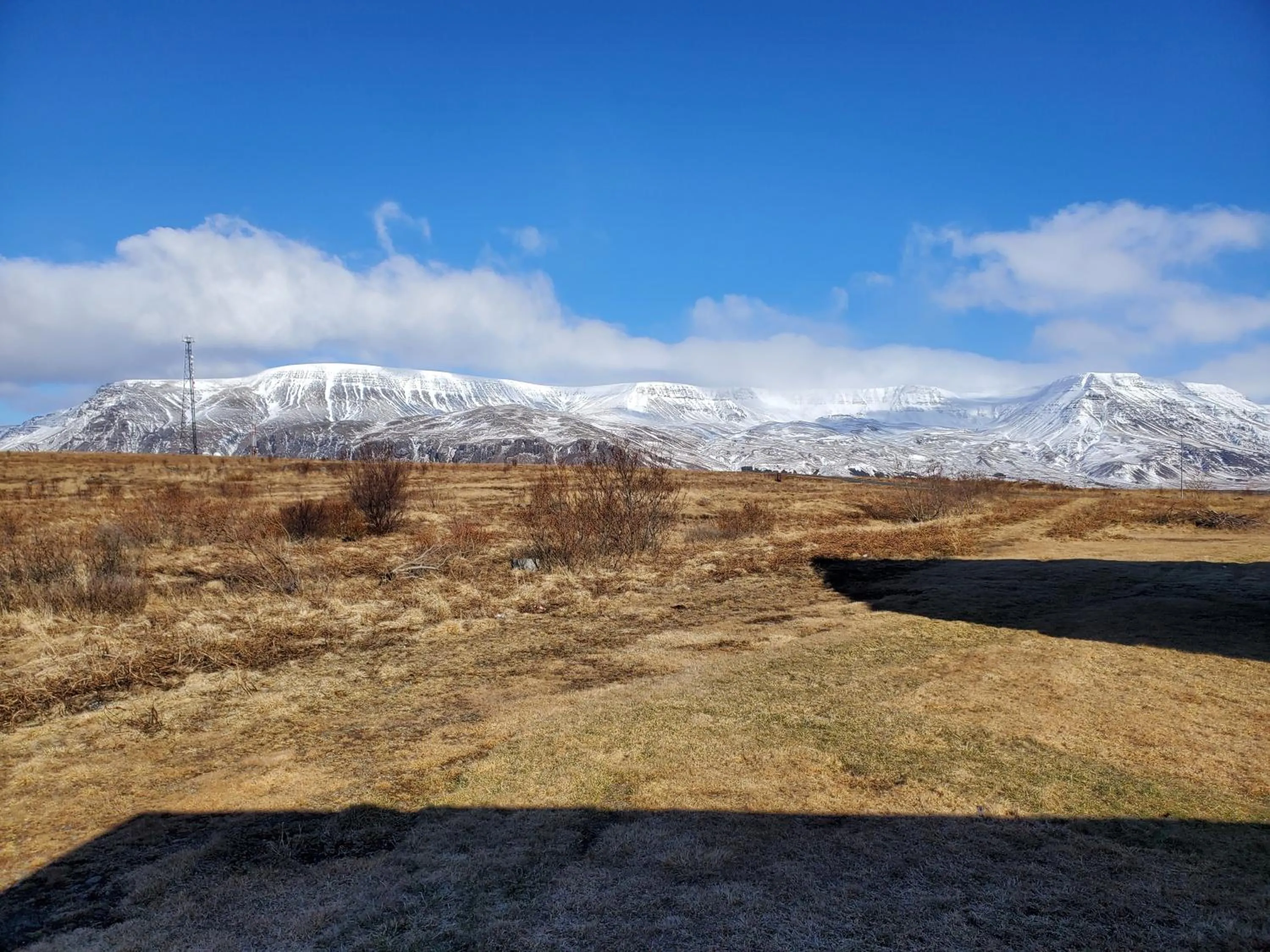 Mountain view in Víðines Guesthouse