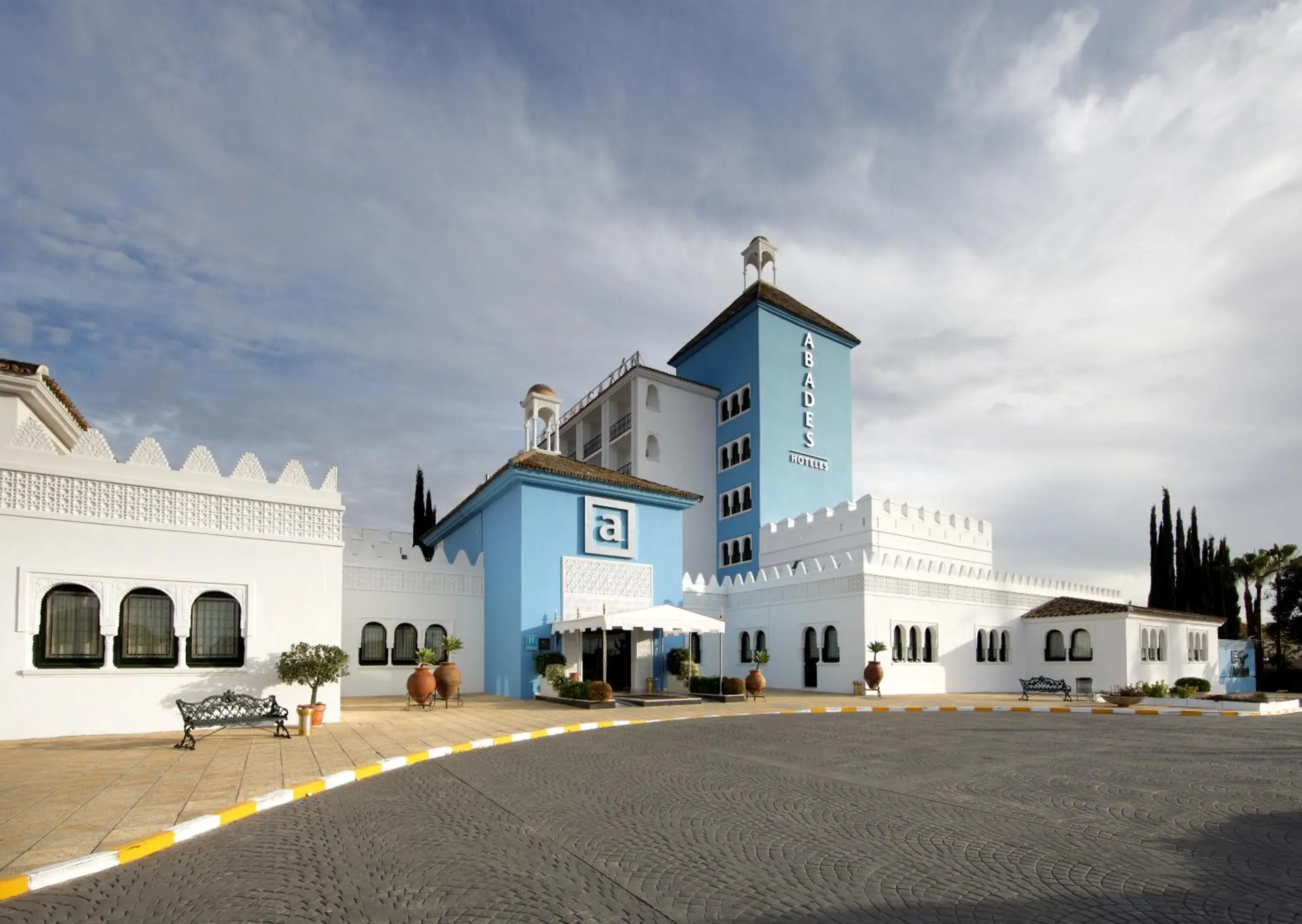 Facade/entrance in Hotel Abades Benacazon Facade/entrance in Hotel Abades Benacazon