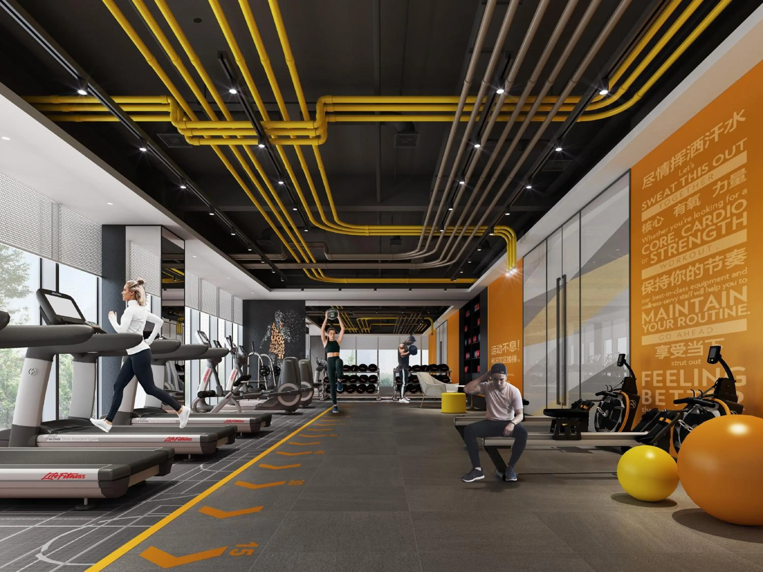 Fitness centre/facilities in EVEN Suzhou Grand Canal by IHG