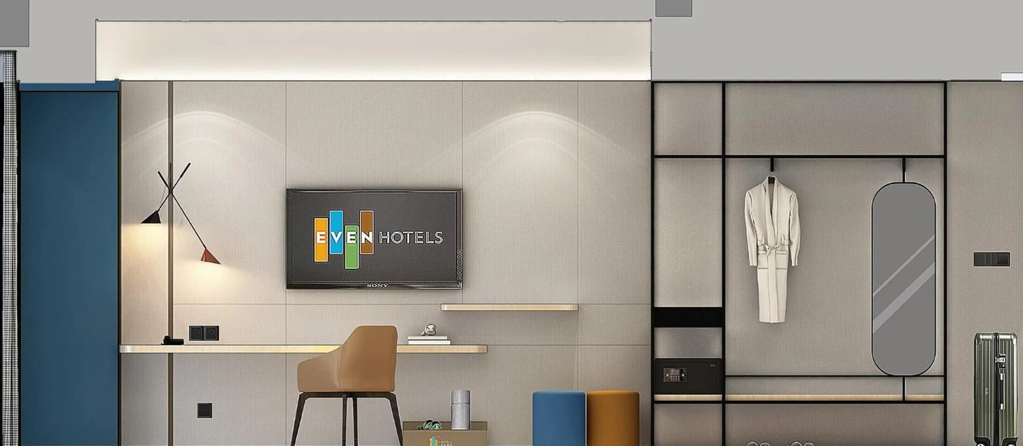 Photo of the whole room in EVEN Suzhou Grand Canal by IHG