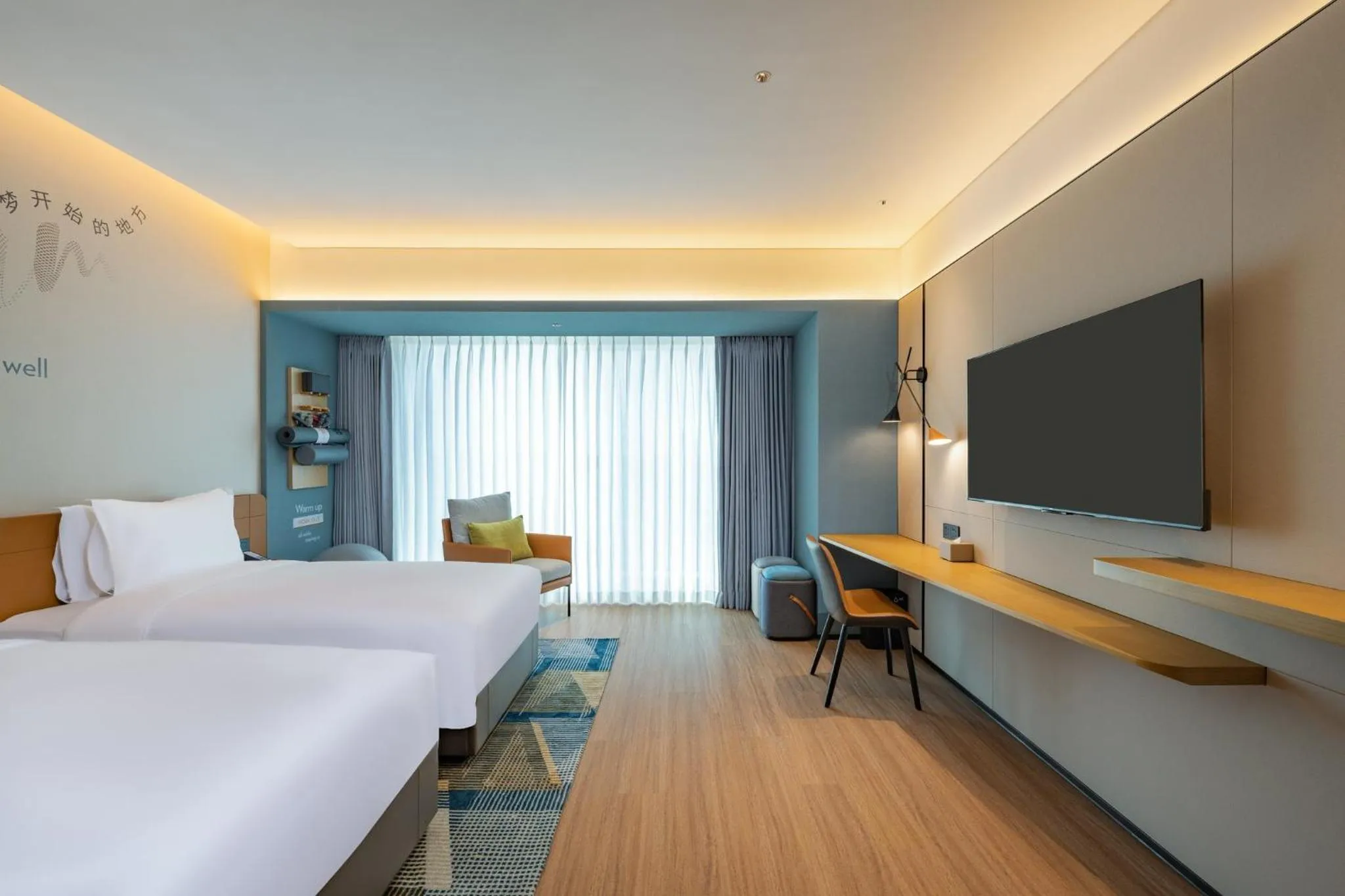 Photo of the whole room, Bed in EVEN Suzhou Grand Canal by IHG