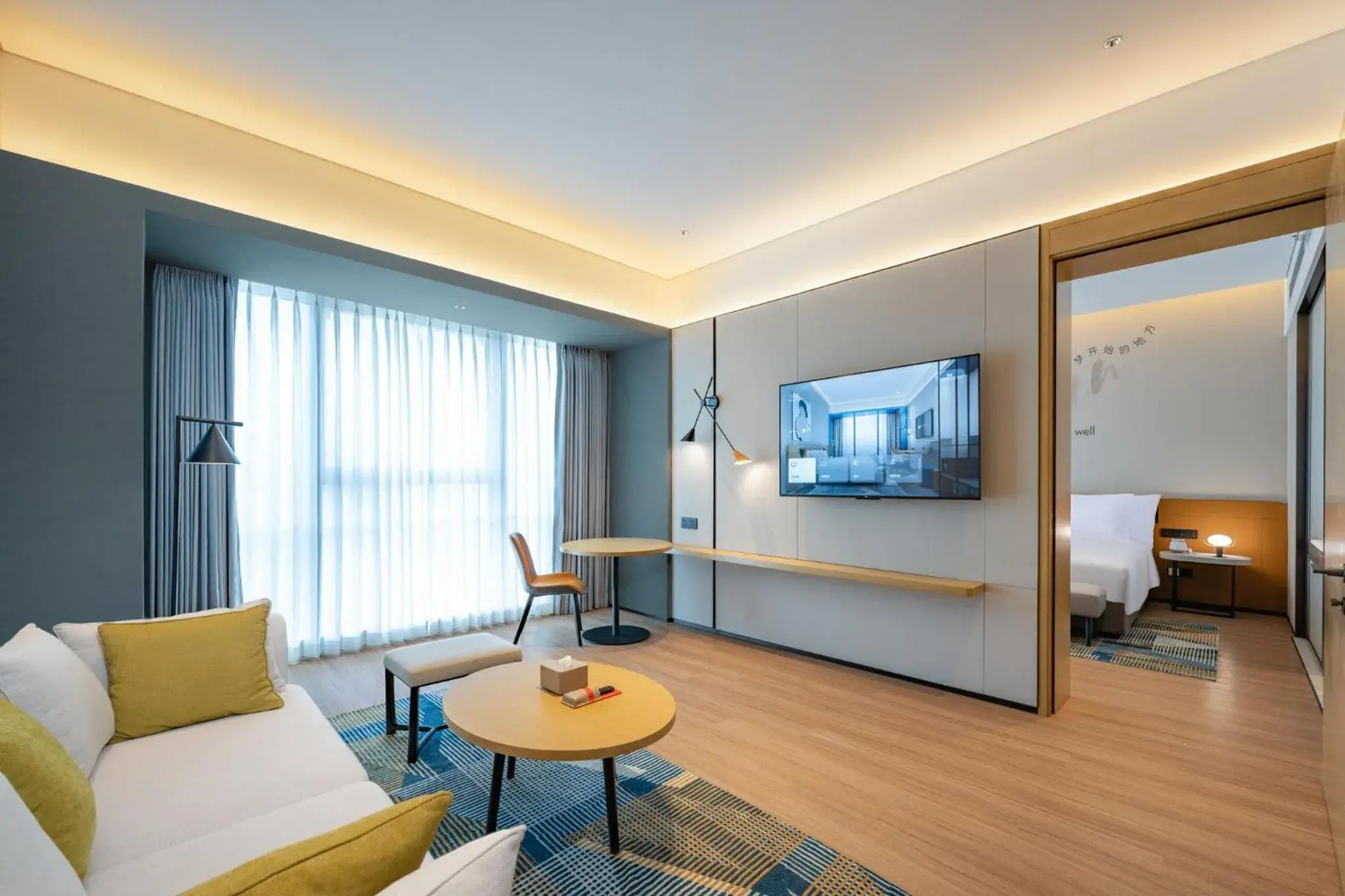 Bedroom in EVEN Suzhou Grand Canal by IHG Bedroom in EVEN Suzhou Grand Canal by IHG