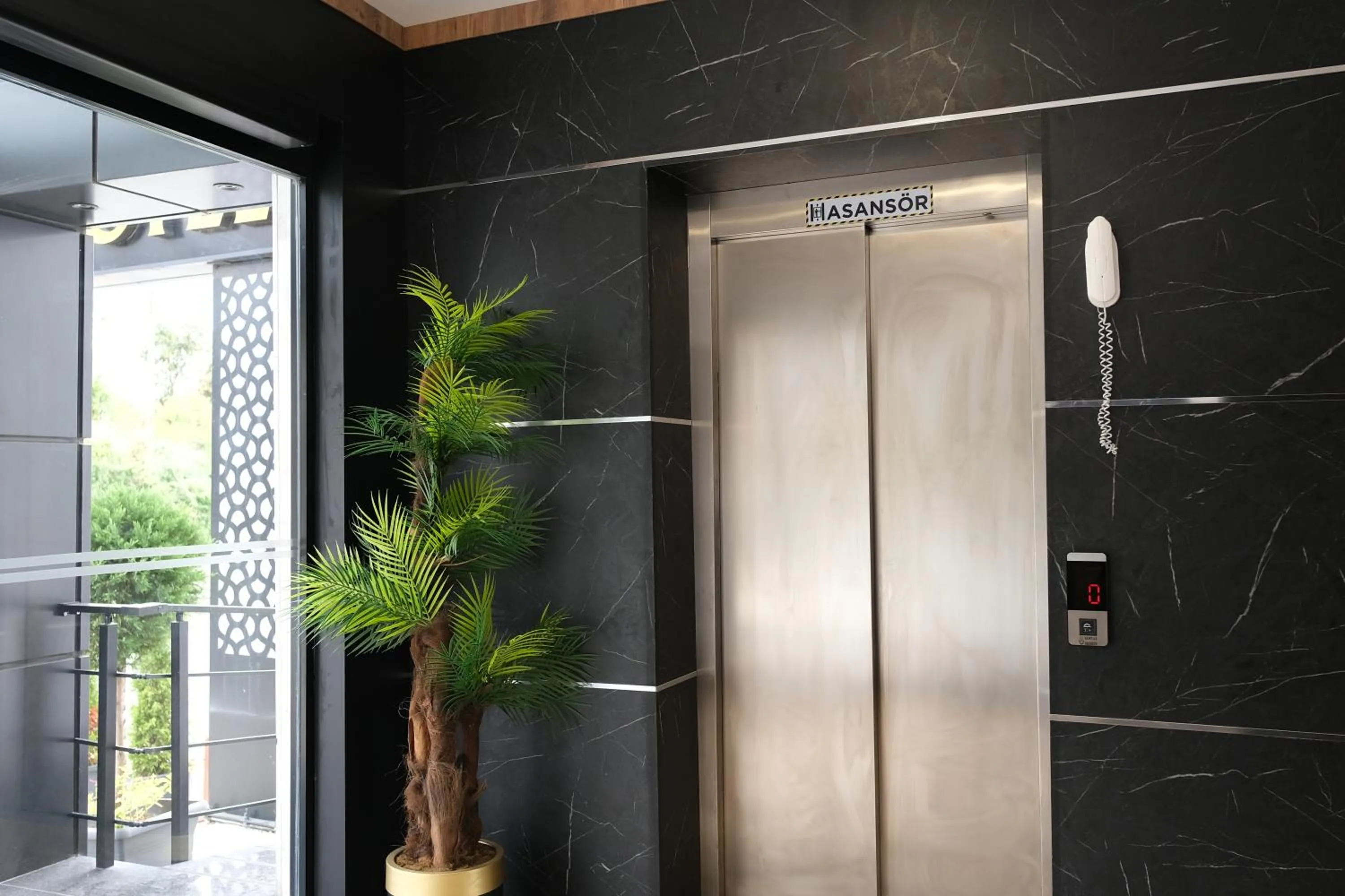 elevator in The Marine Hotel