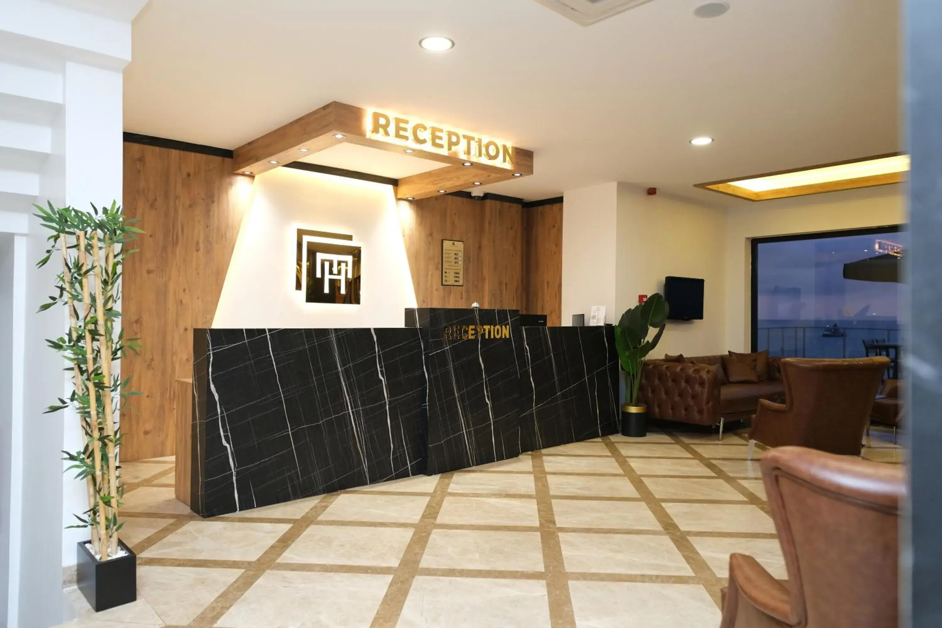 Lobby or reception in The Marine Hotel Lobby or reception in The Marine Hotel