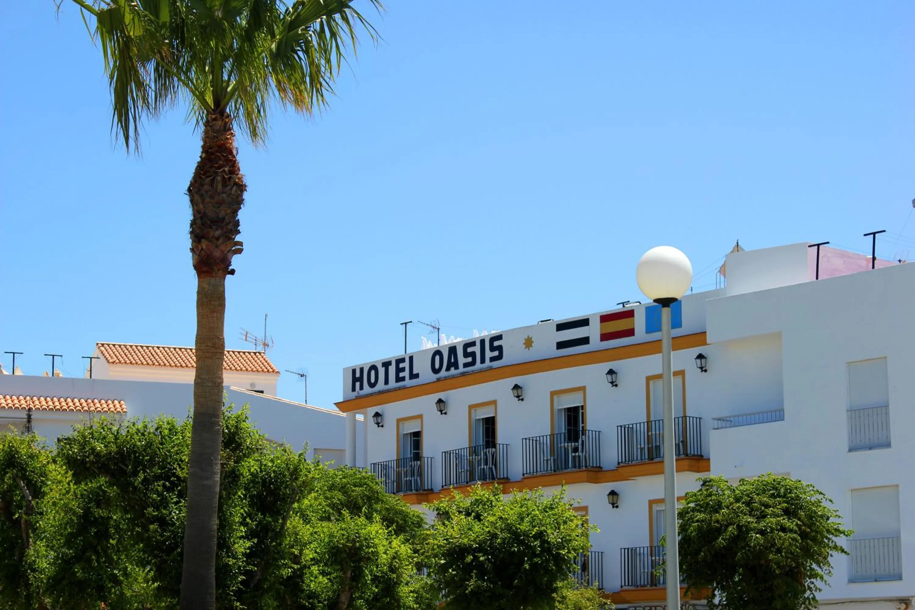 Property building in Hotel Oasis