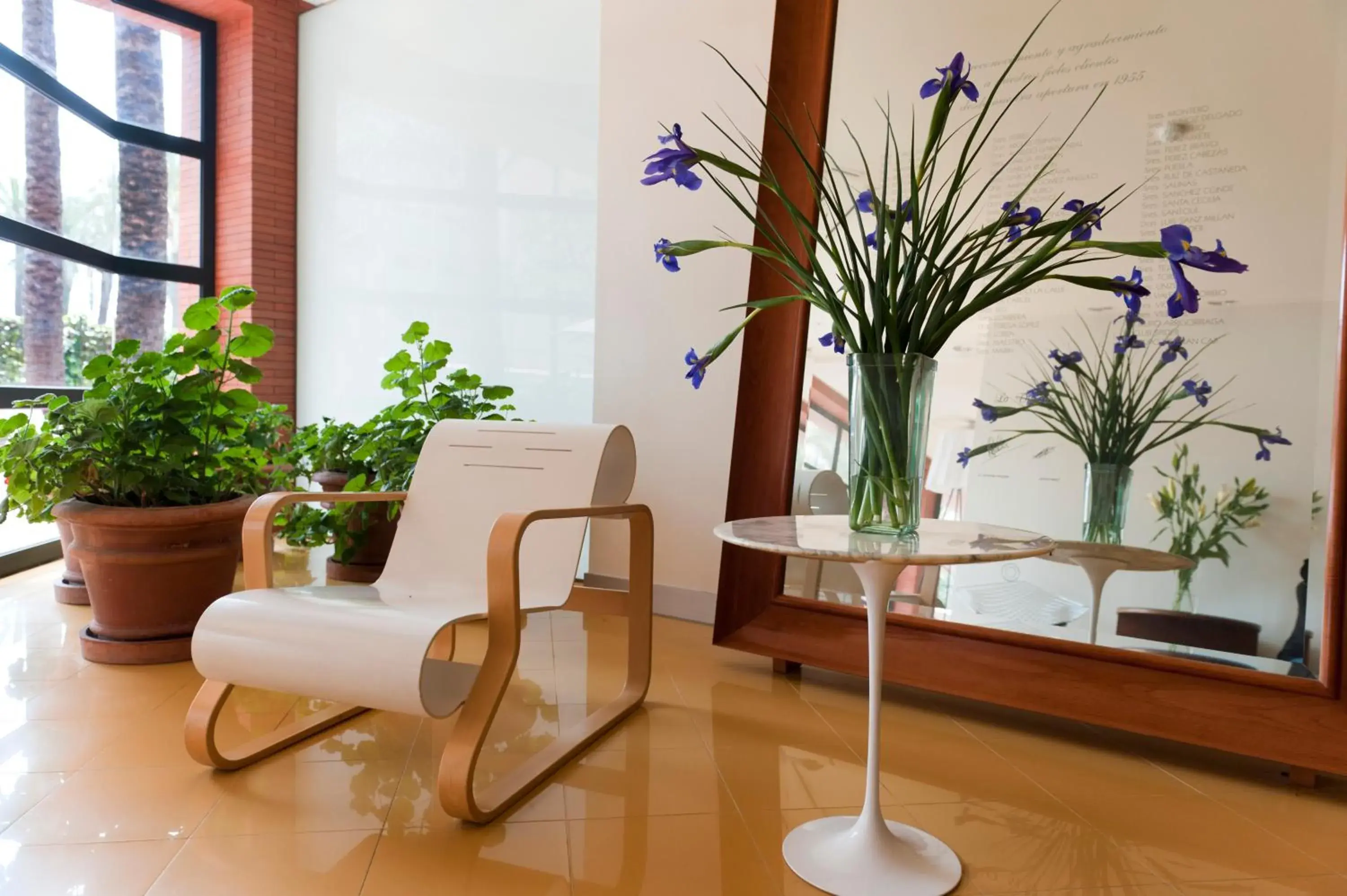 Lobby or reception in Hotel El Palmeral Lobby or reception in Hotel El Palmeral