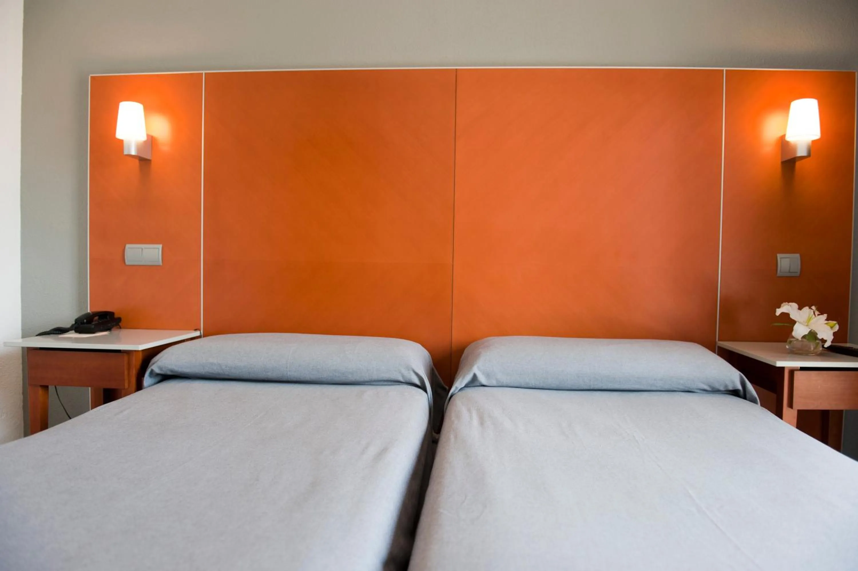 Bed in Hotel El Palmeral