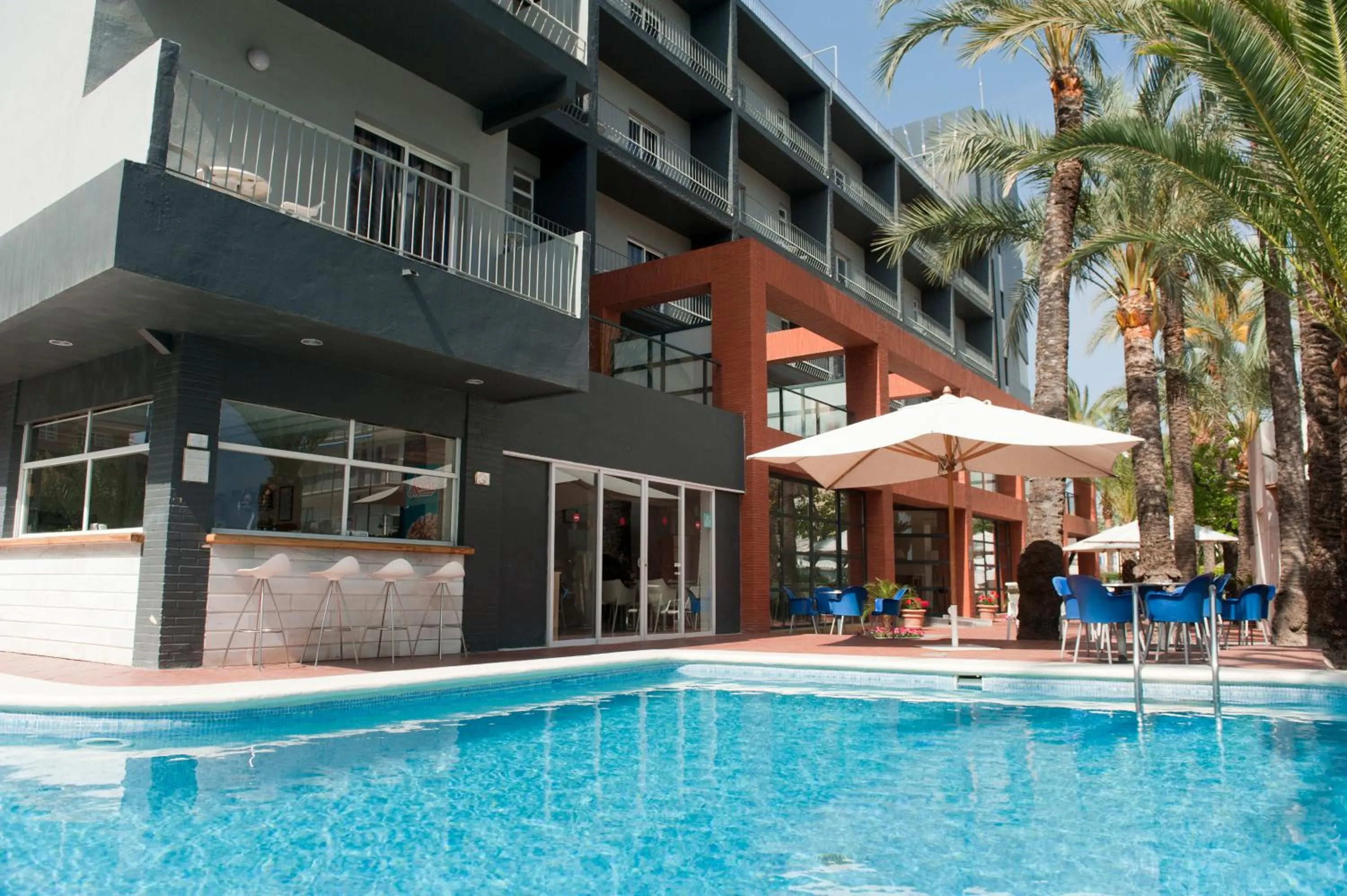 Swimming pool in Hotel El Palmeral