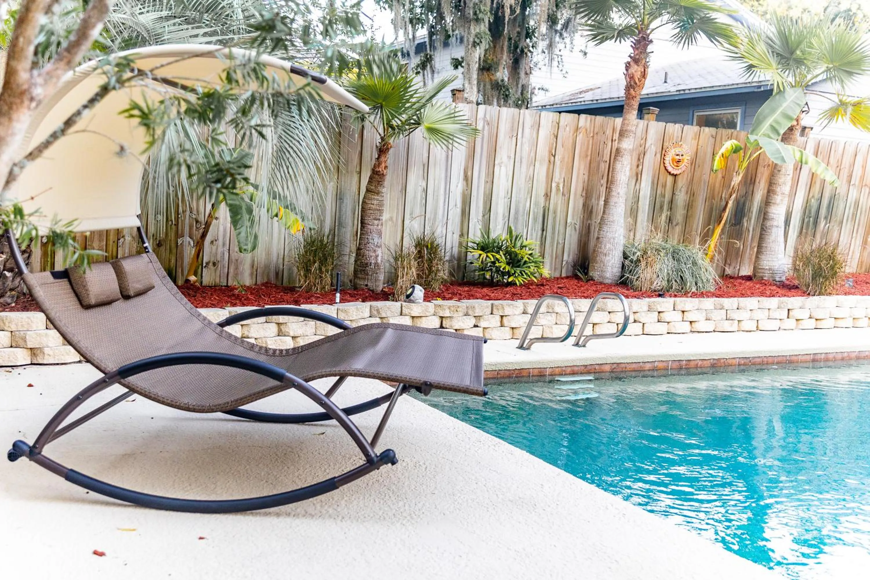 Swimming pool in Pool & Hot Tub Home w Game Room! 1 Mile to Beach!