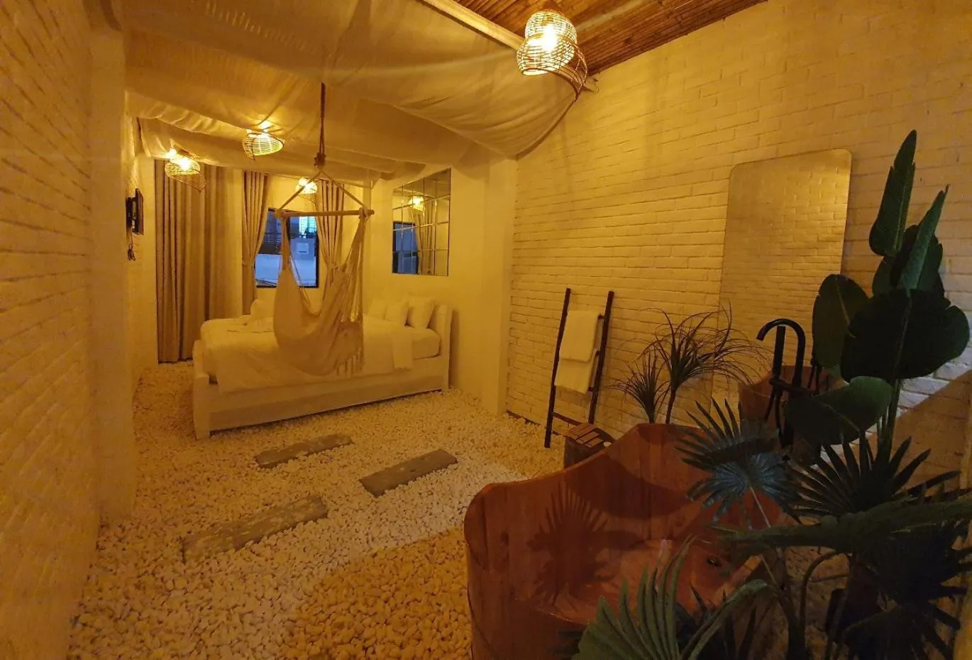 Living room in Language Exchange Hotel 3