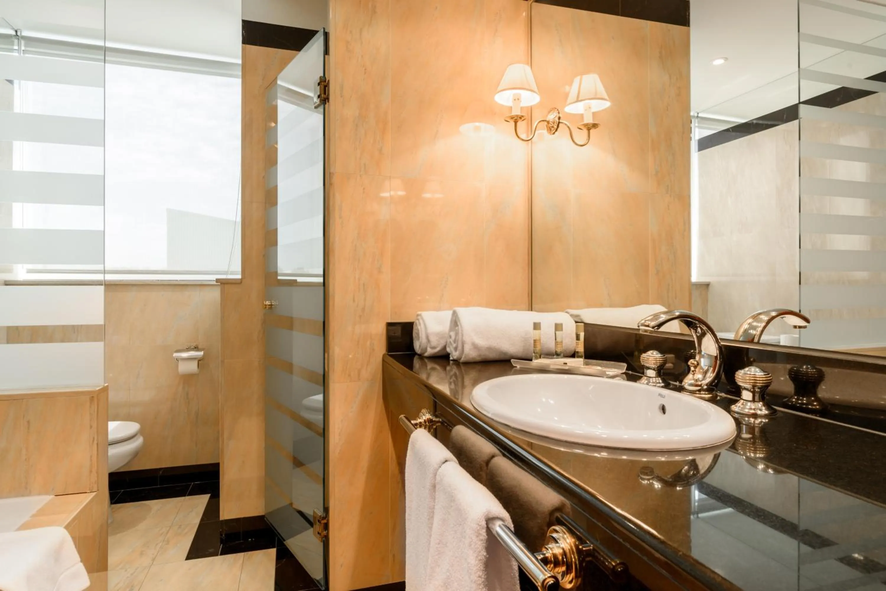 Bathroom in Eurostars Gran Hotel Santiago