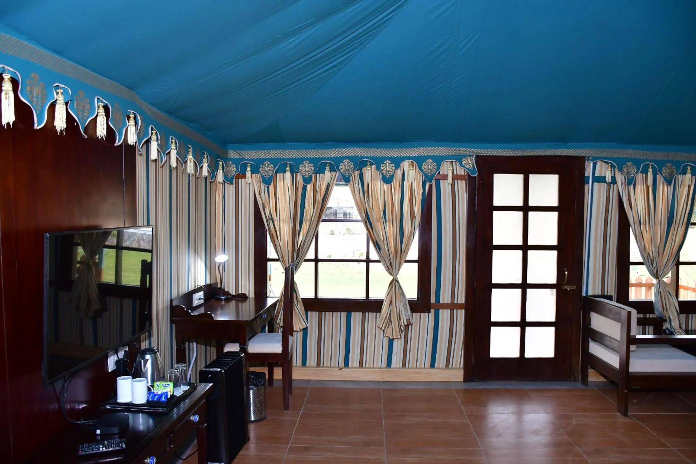 Bed in Ananda Resort