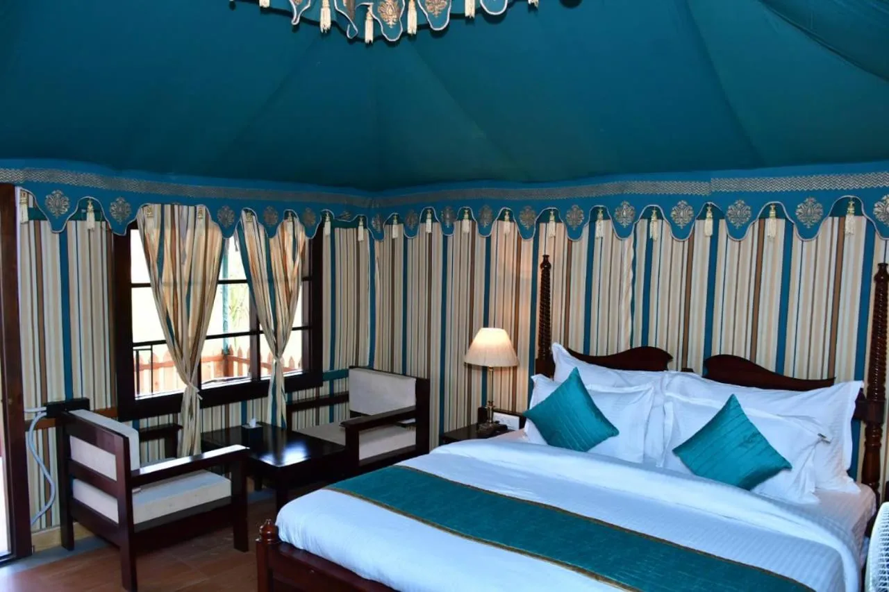 Bed in Ananda Resort