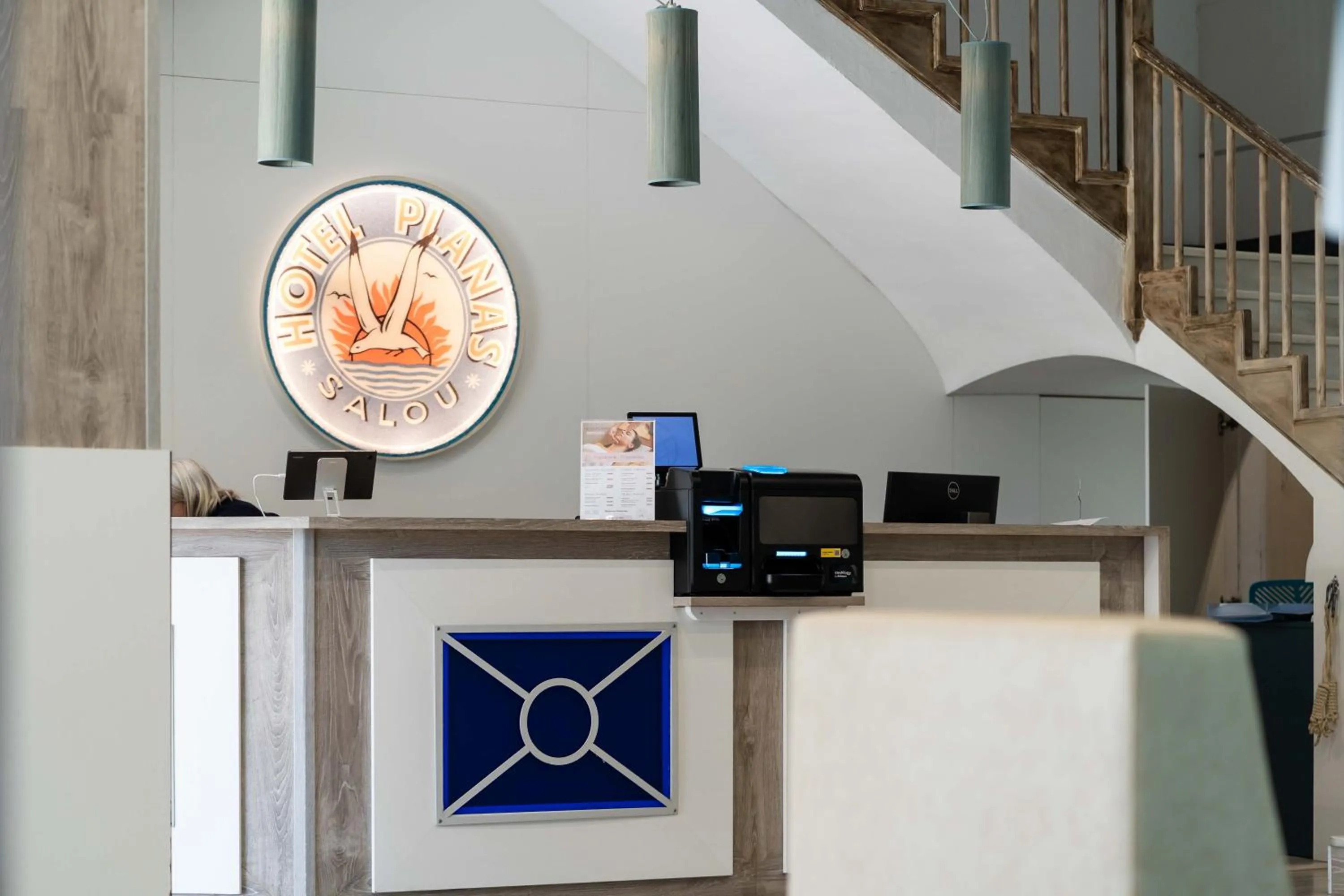 Lobby or reception in Hotel Planas