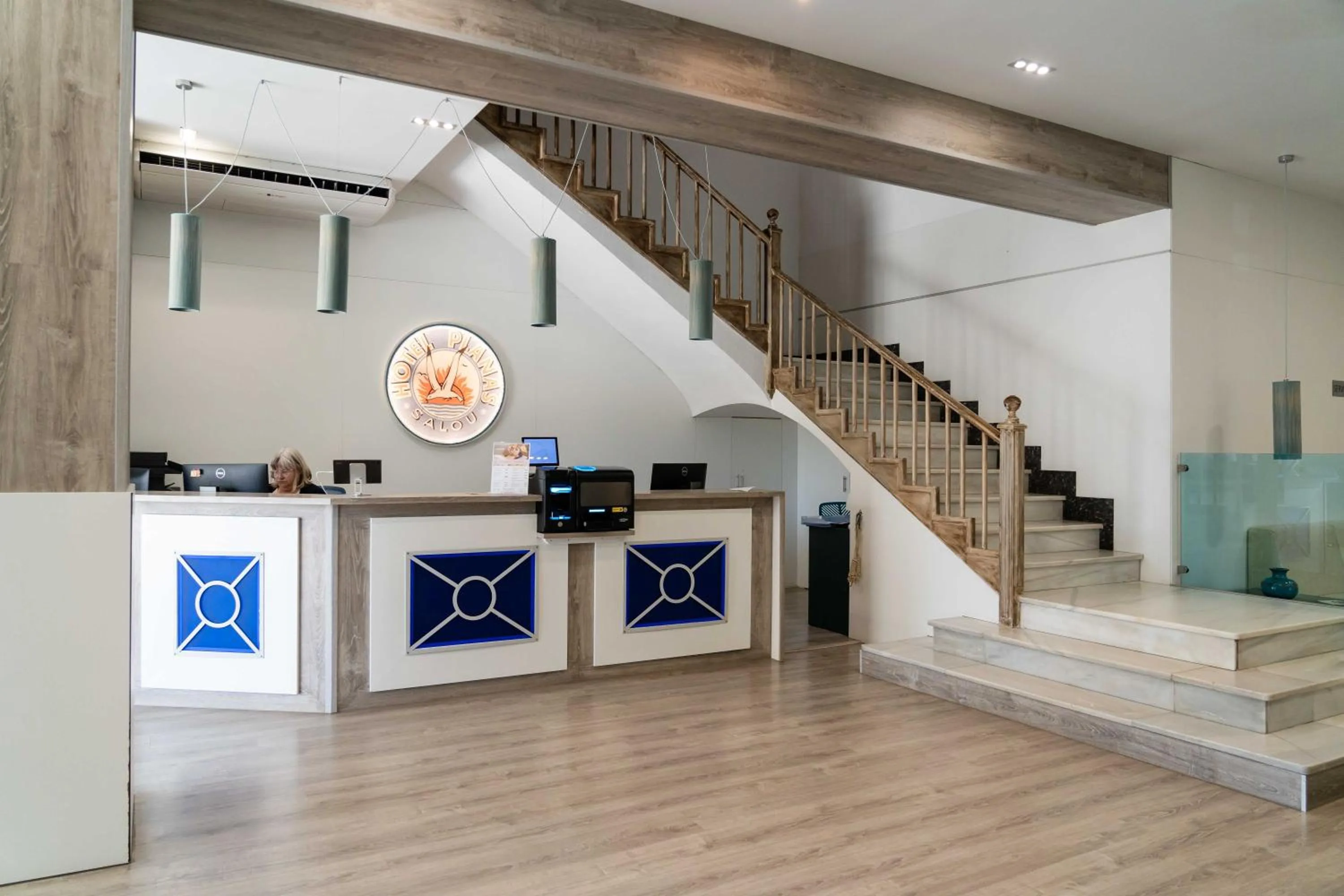 Lobby or reception in Hotel Planas