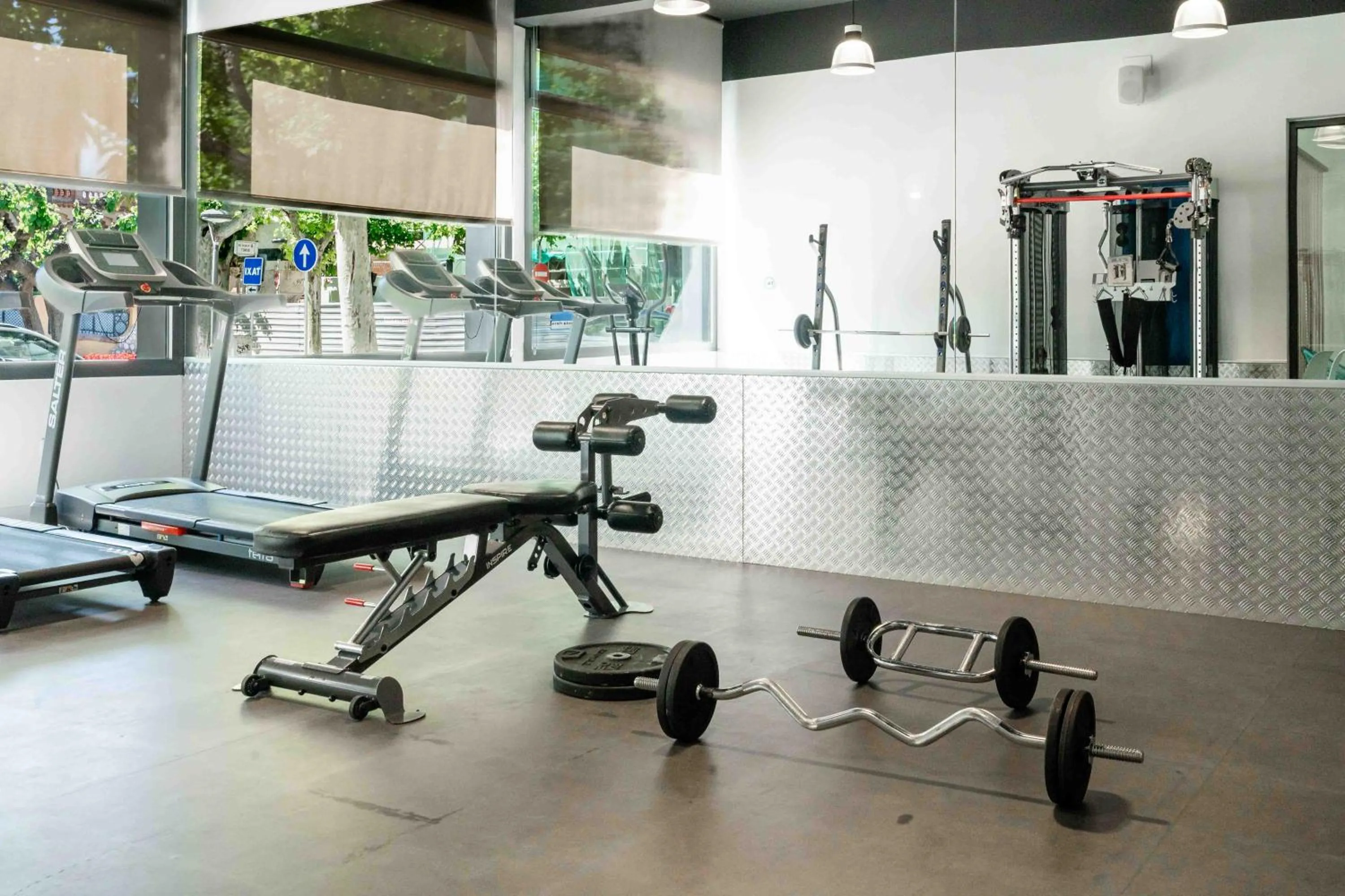 Fitness centre/facilities in Hotel Planas