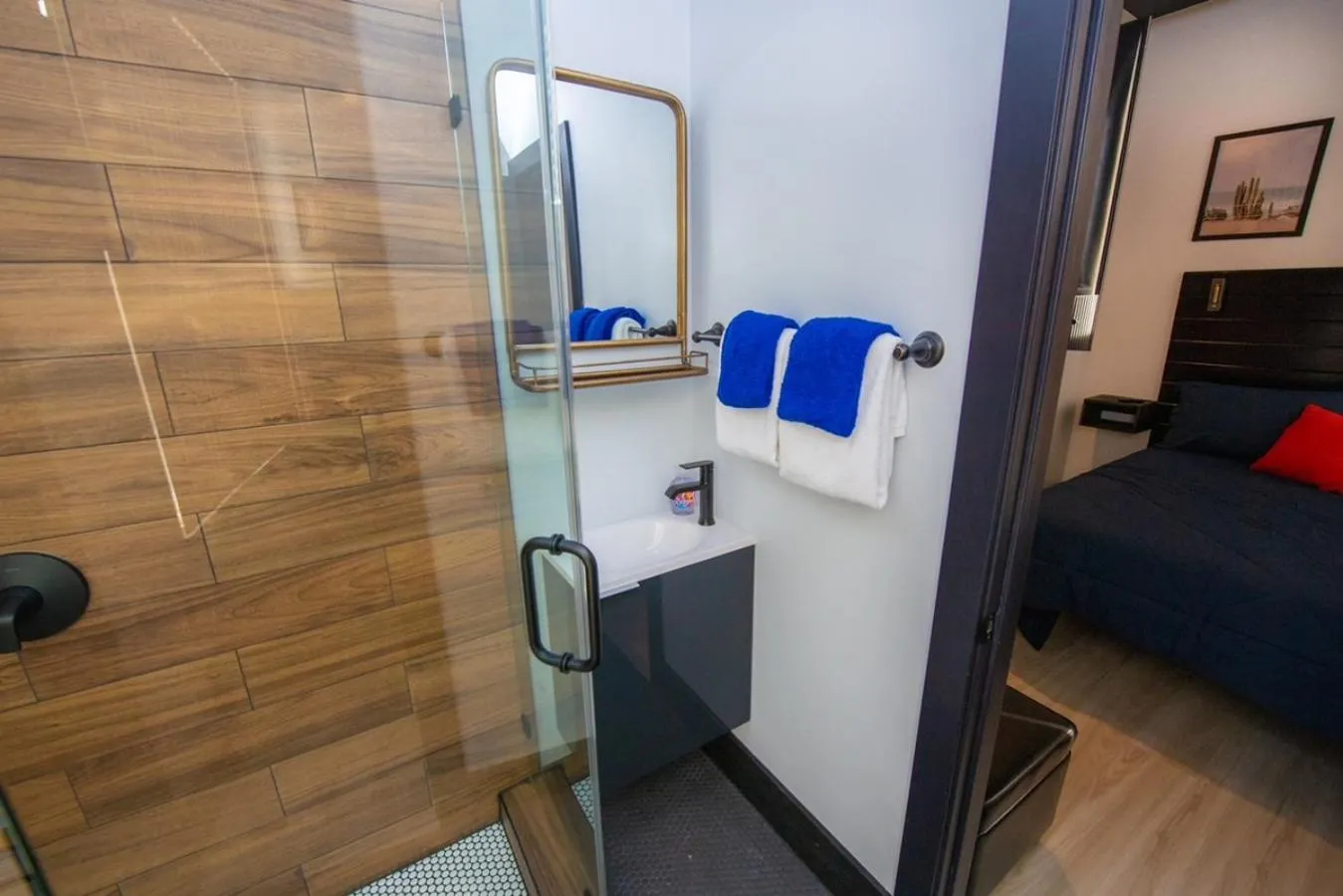 Bathroom in Balboa Park Hotel in Downtown Little Italy