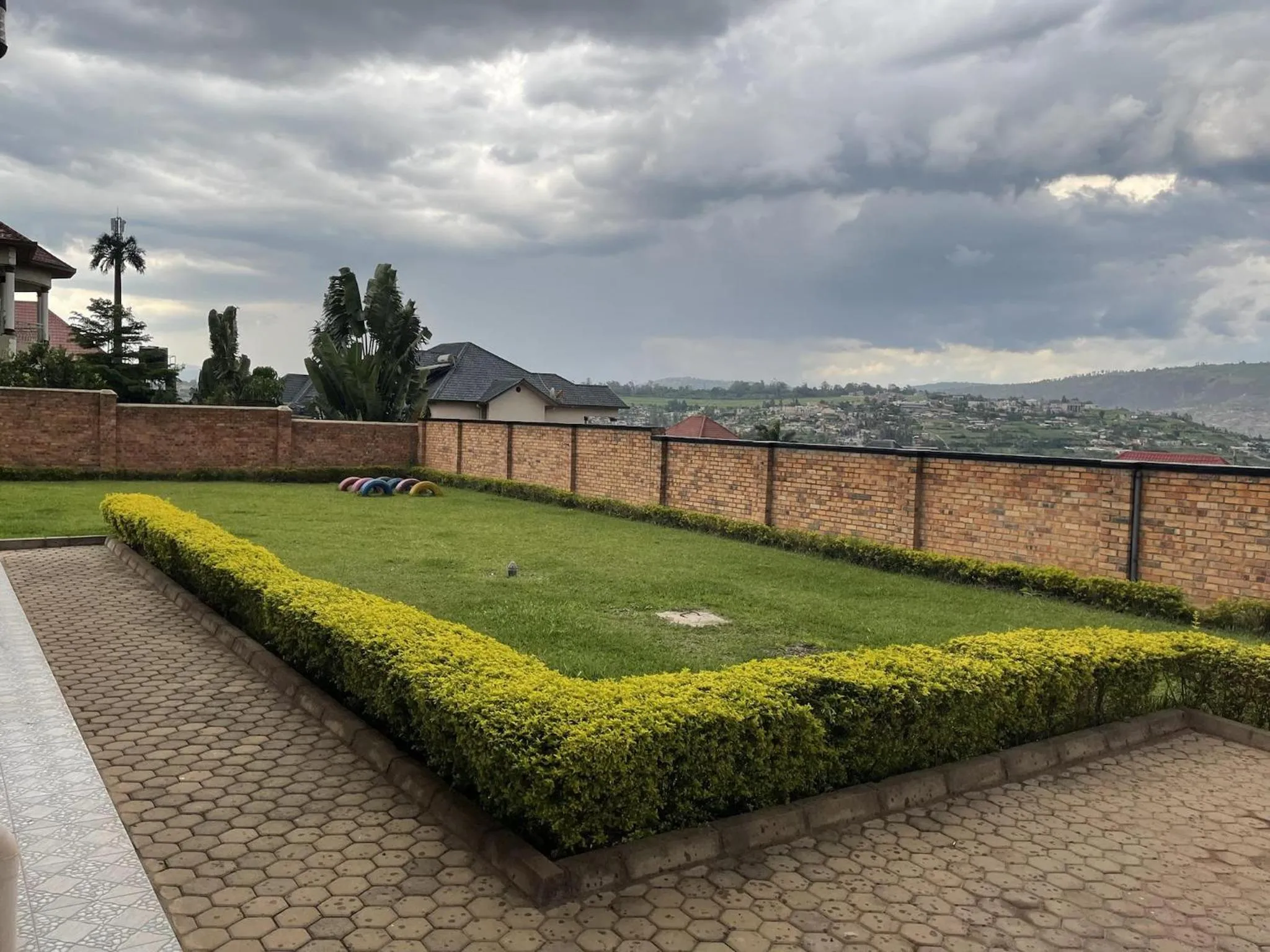 Garden in Captivating 7-Bed House in Kigali Rwanda