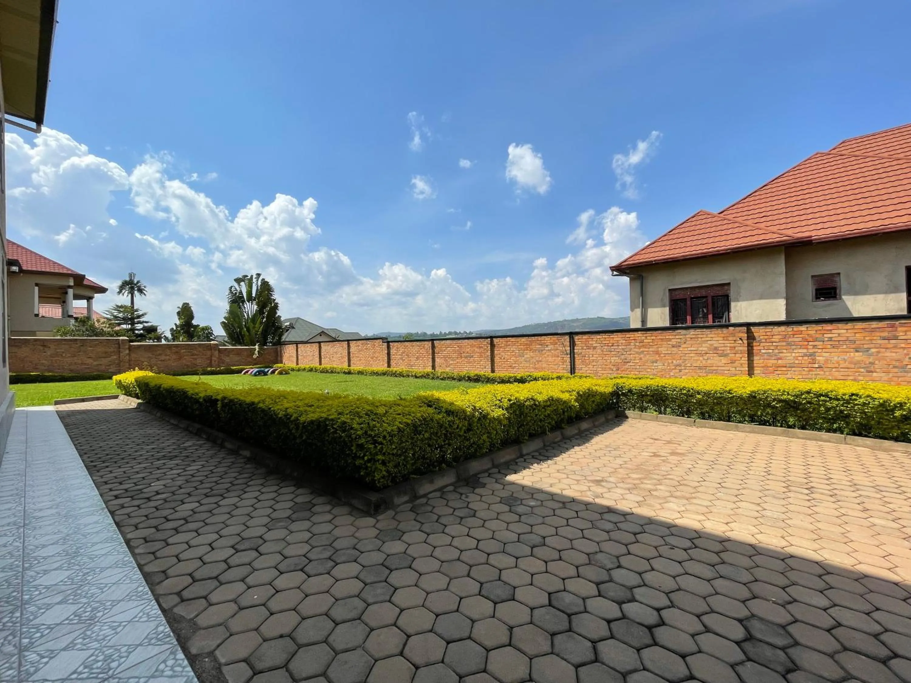 Garden in Captivating 7-Bed House in Kigali Rwanda