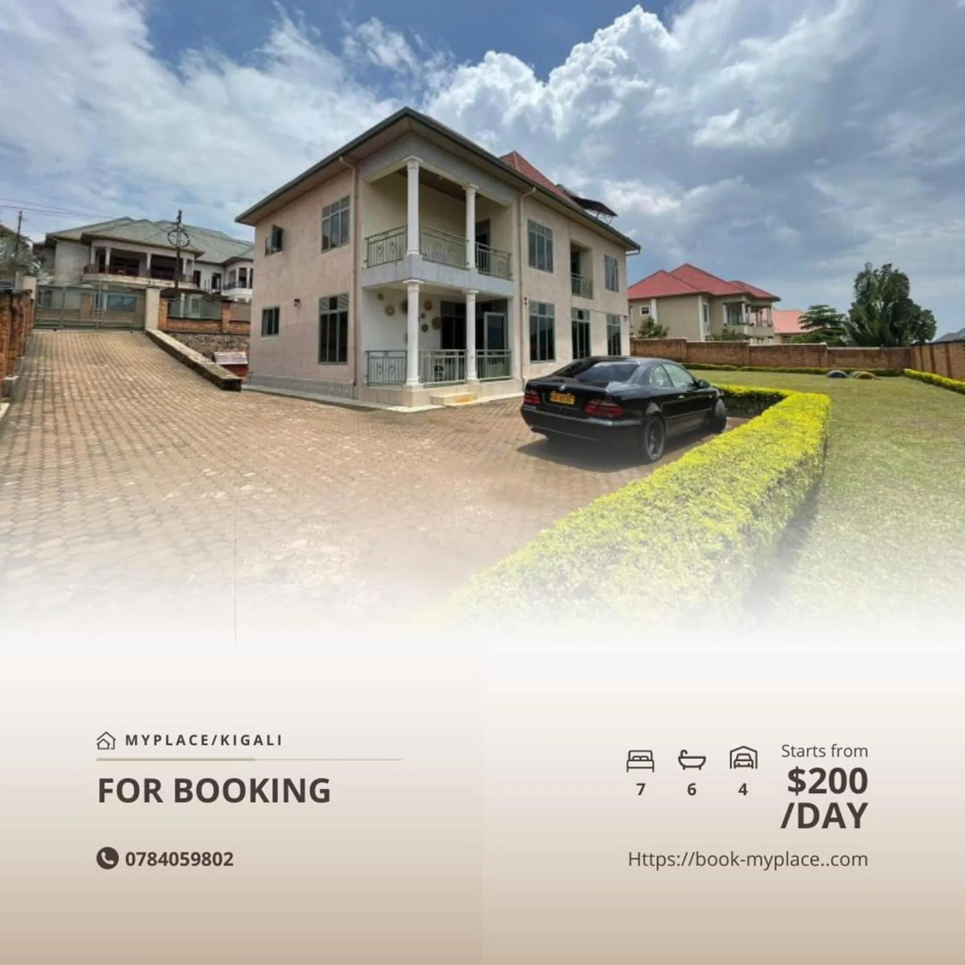 Property building in Captivating 7-Bed House in Kigali Rwanda